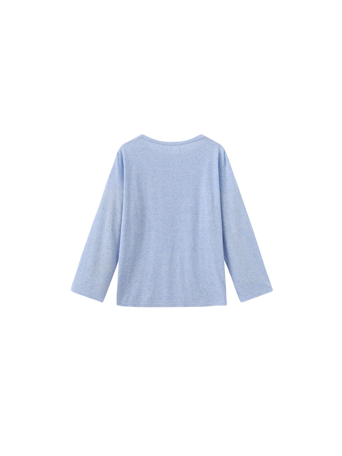 Loose Crew Neck Long Sleeve Knit Top