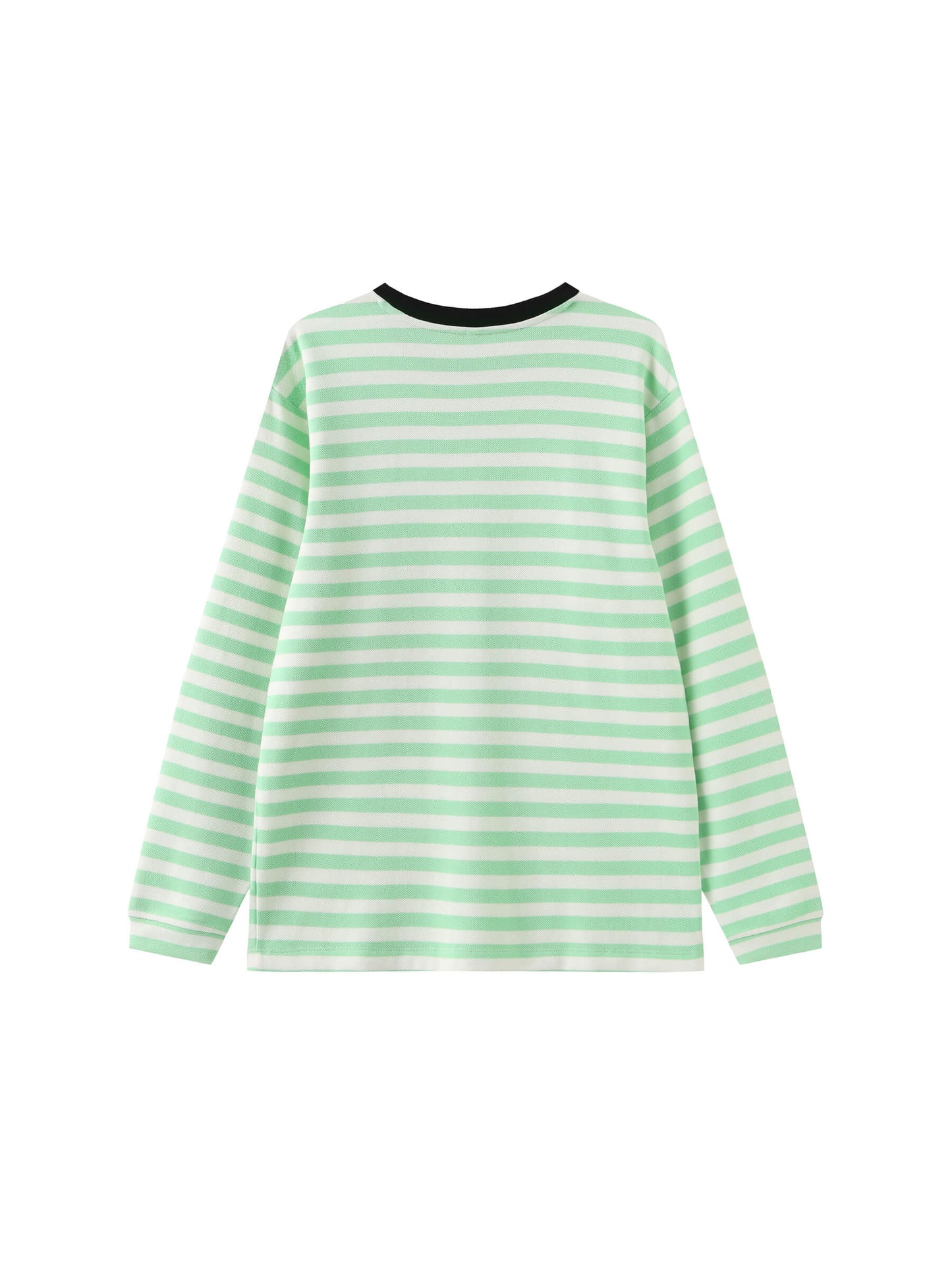 Oversized Striped Long Sleeve Top