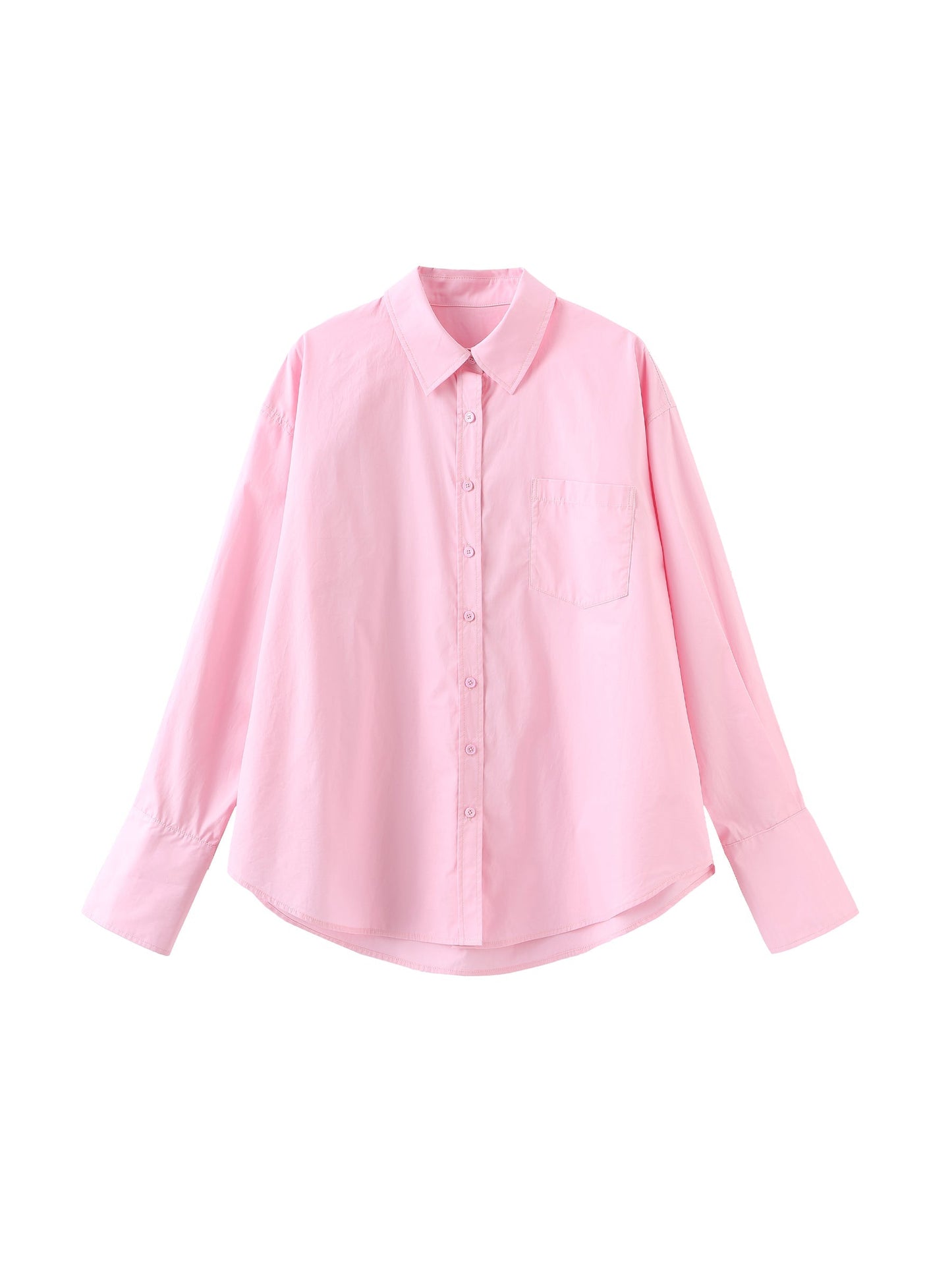 Classic Shirt with Turn-Up Cuffs