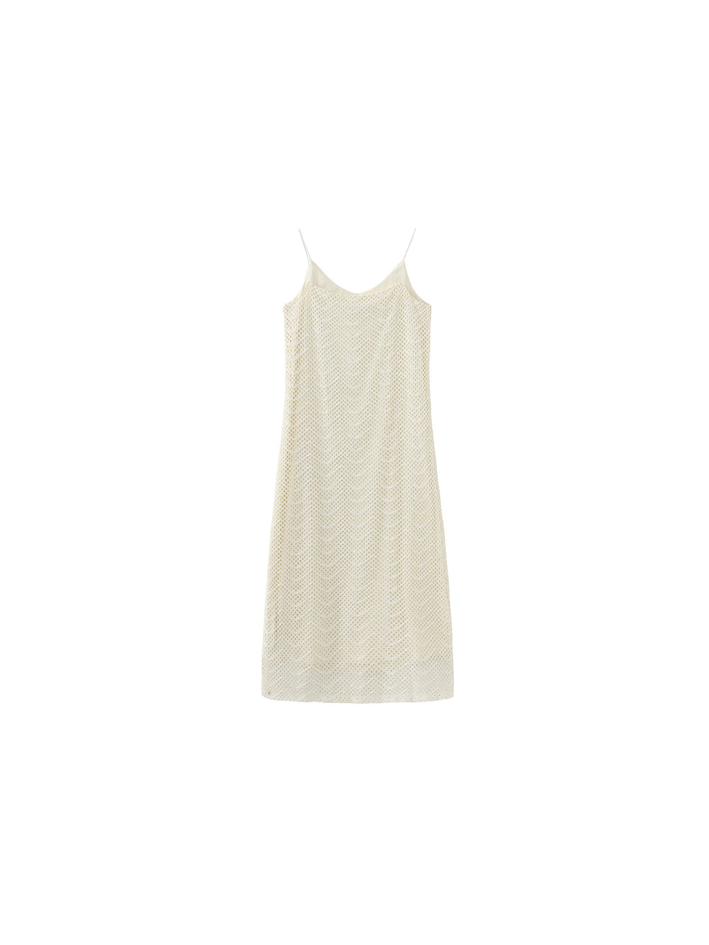 Lace Hollow Out A-Line Sling Dress