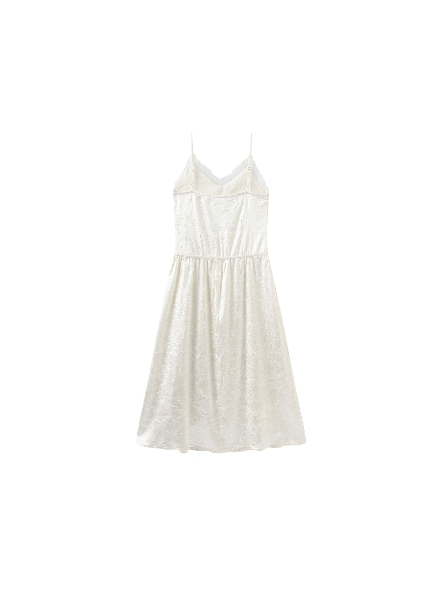 Lace Neck Sling Dress