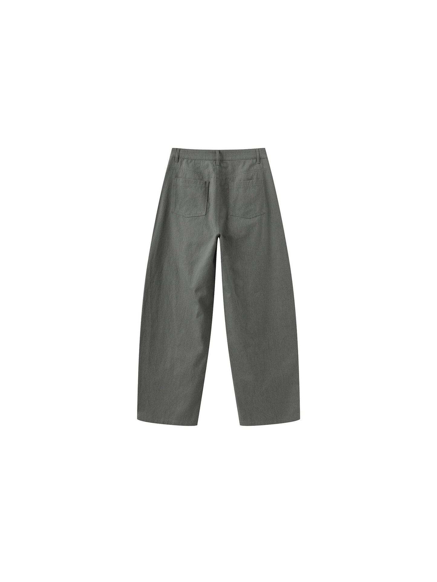 100% Cotton Draped Oversized Wide-Leg Casual Pants