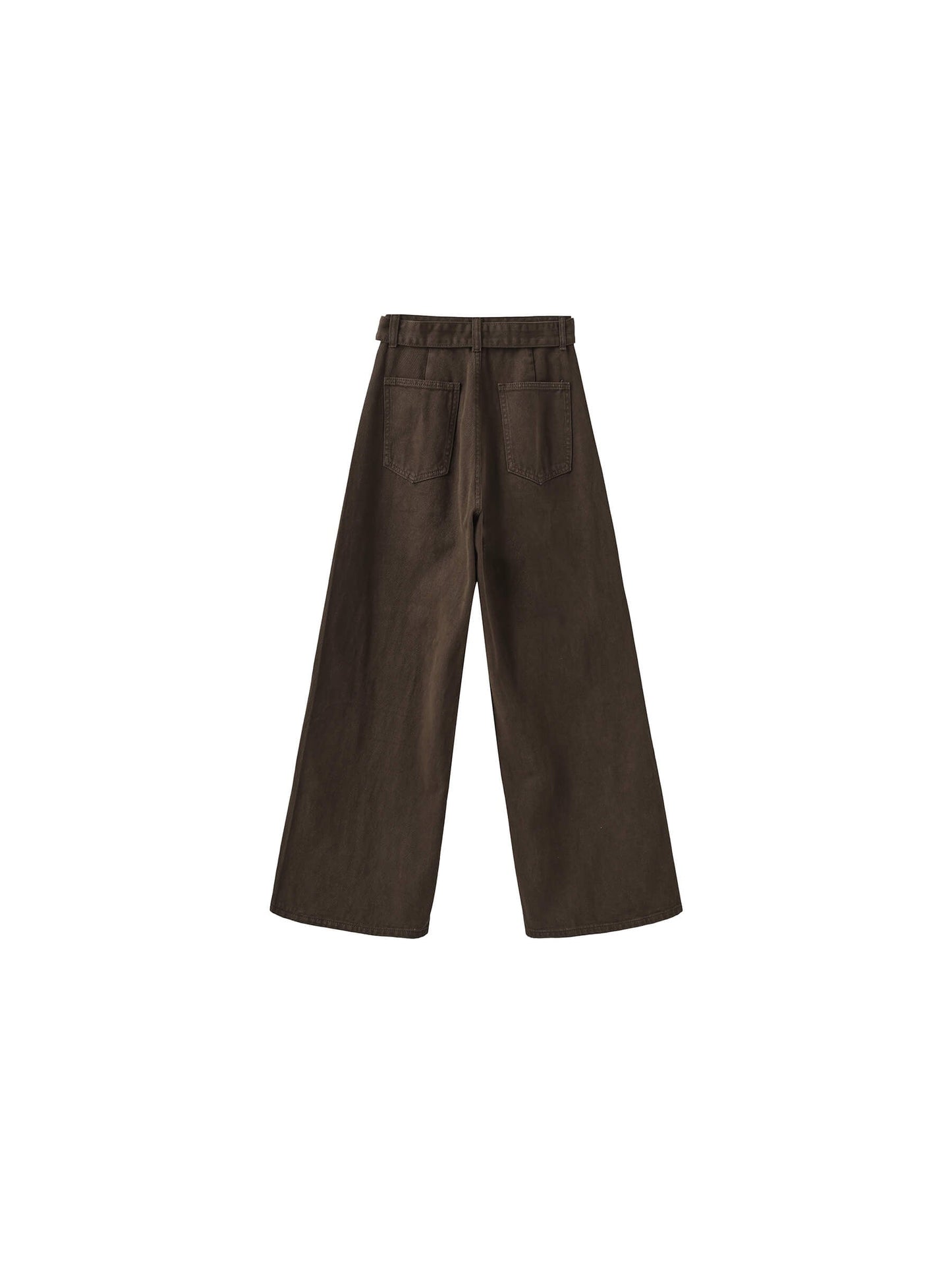 Straight Wide Leg Denim Jeans