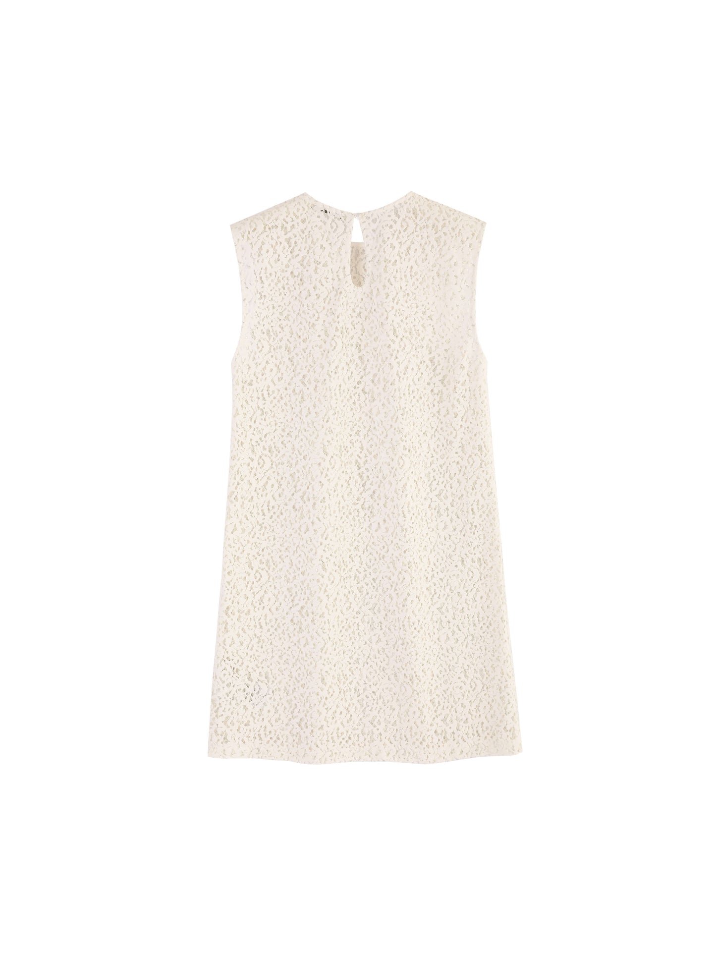 Round Neck Sleeveless A-line Dress
