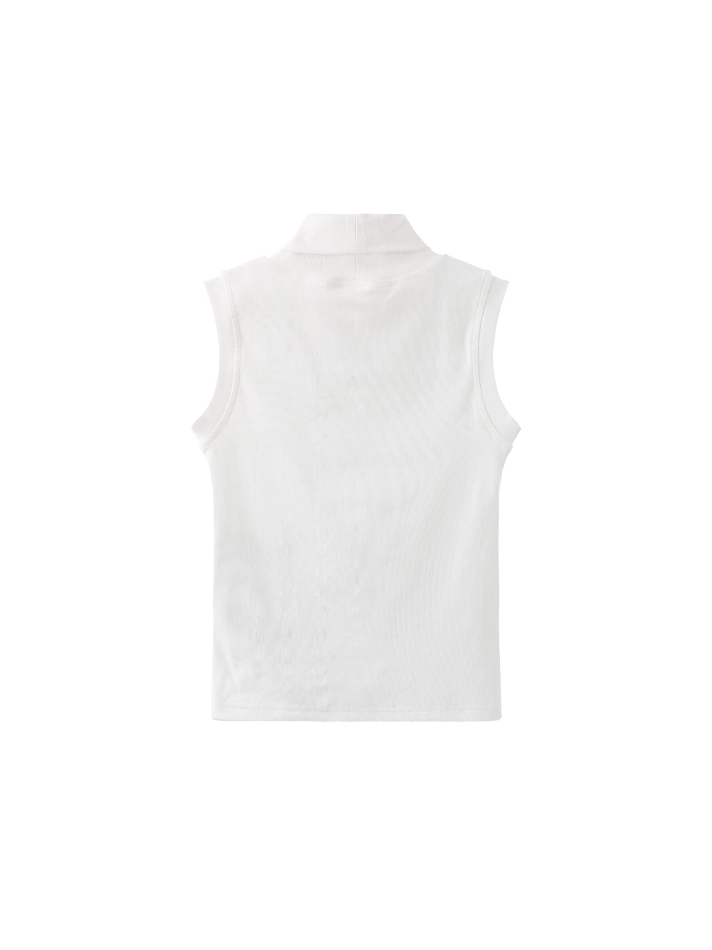 Turtleneck Fitted Vest