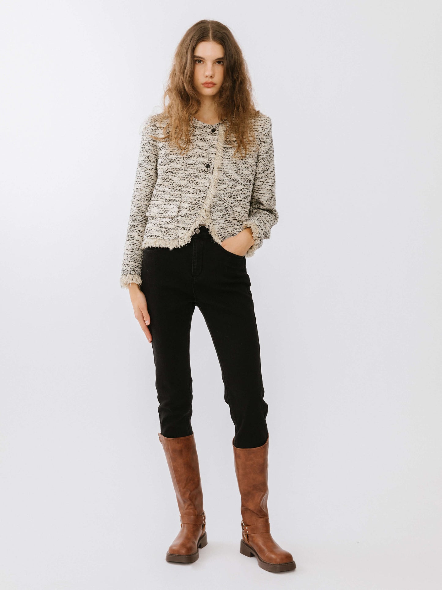 High Waist Skinny Fit Jeans