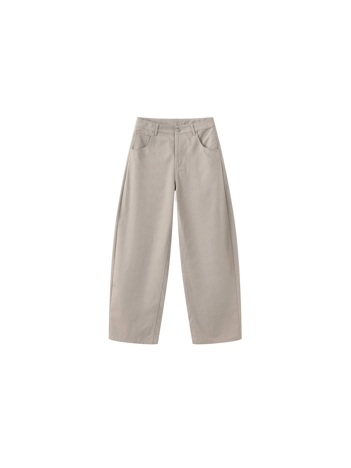 100% Cotton Draped Oversized Wide-Leg Casual Pants