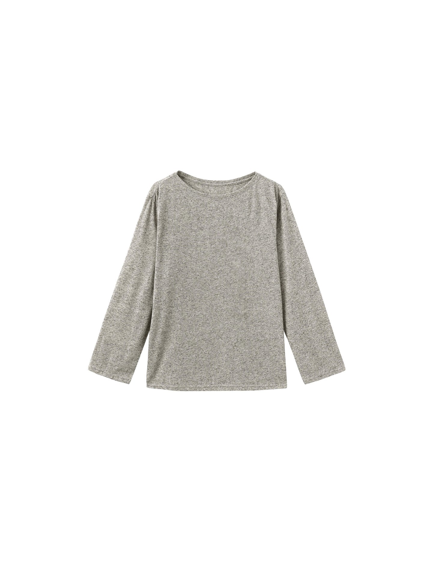 Loose Crew Neck Long Sleeve Knit Top