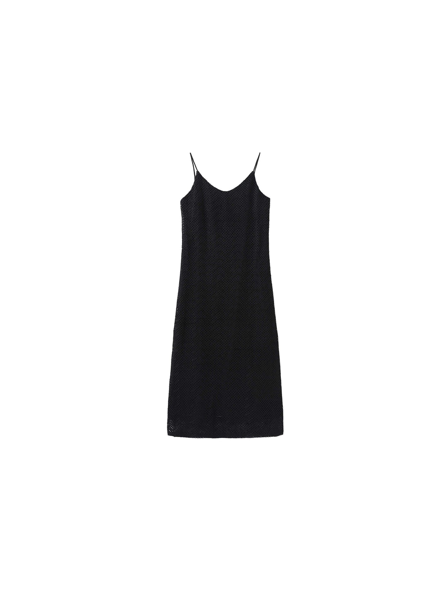 Lace Hollow Out A-Line Sling Dress