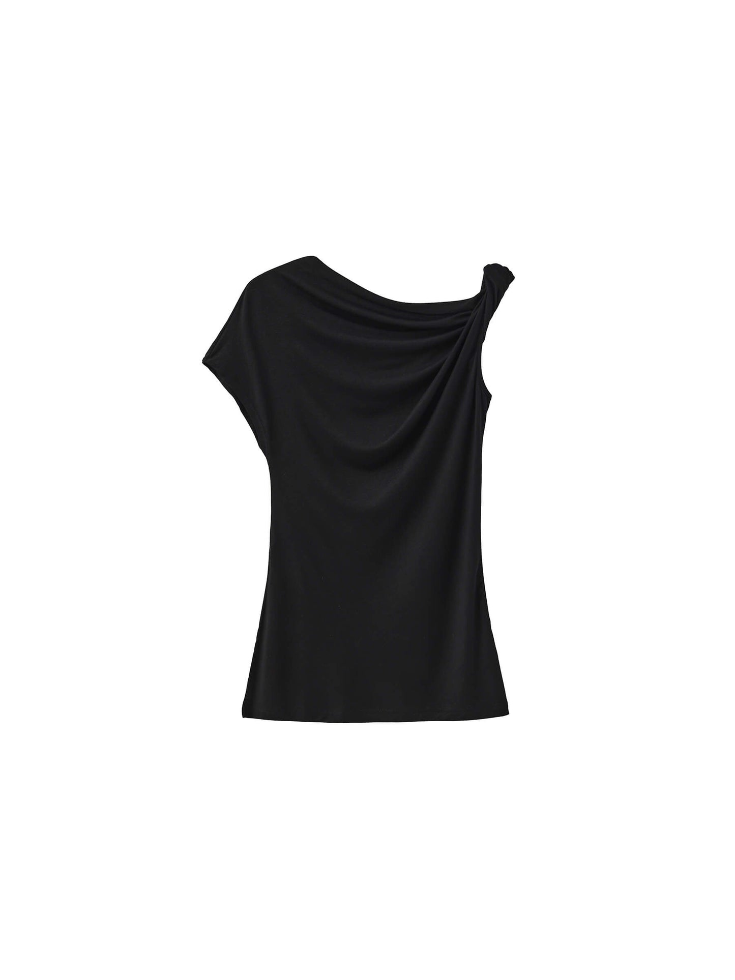 Slim-Fit One-Shoulder T-Shirt