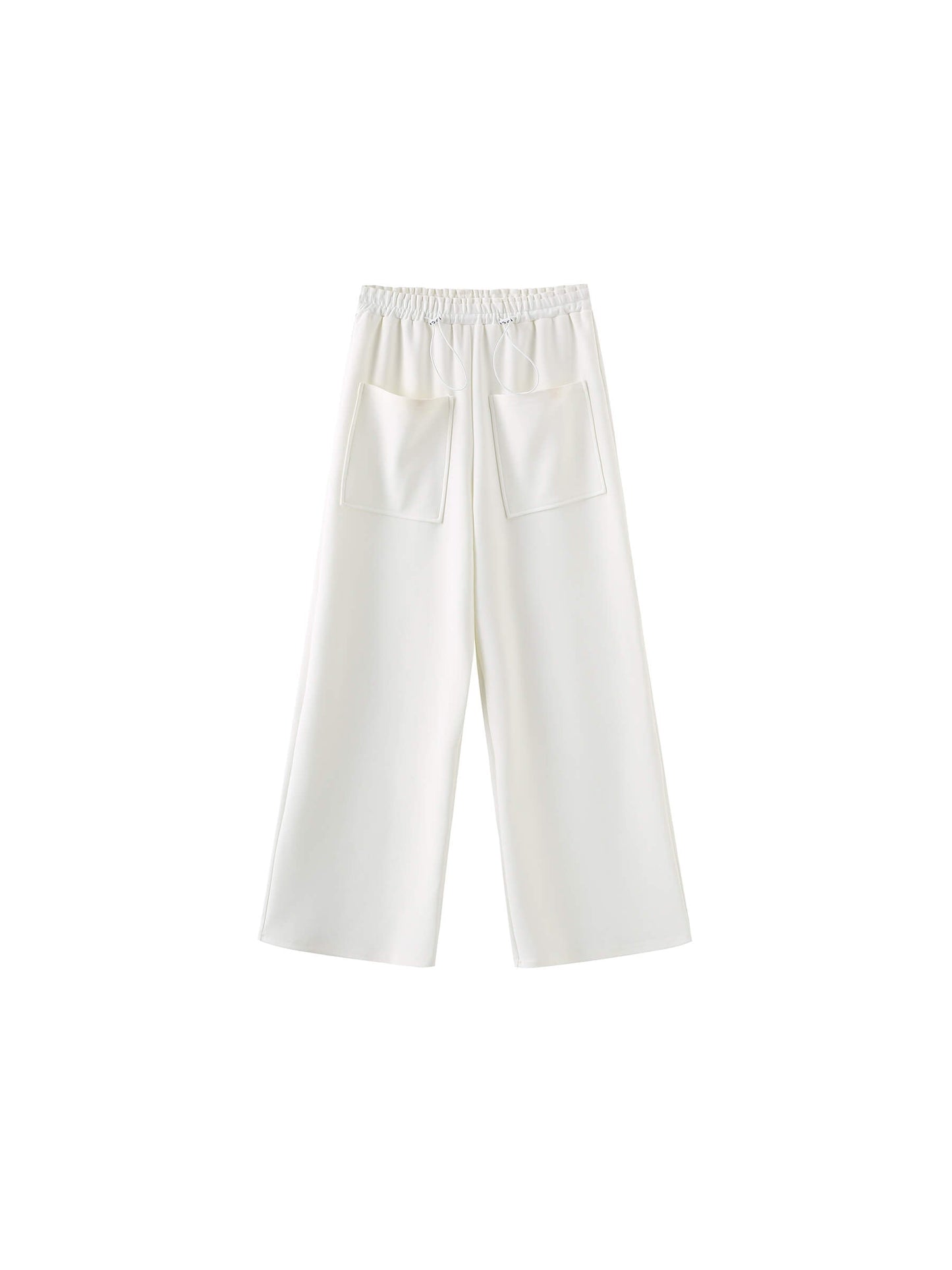 Double Drawstring Wide Leg Trousers