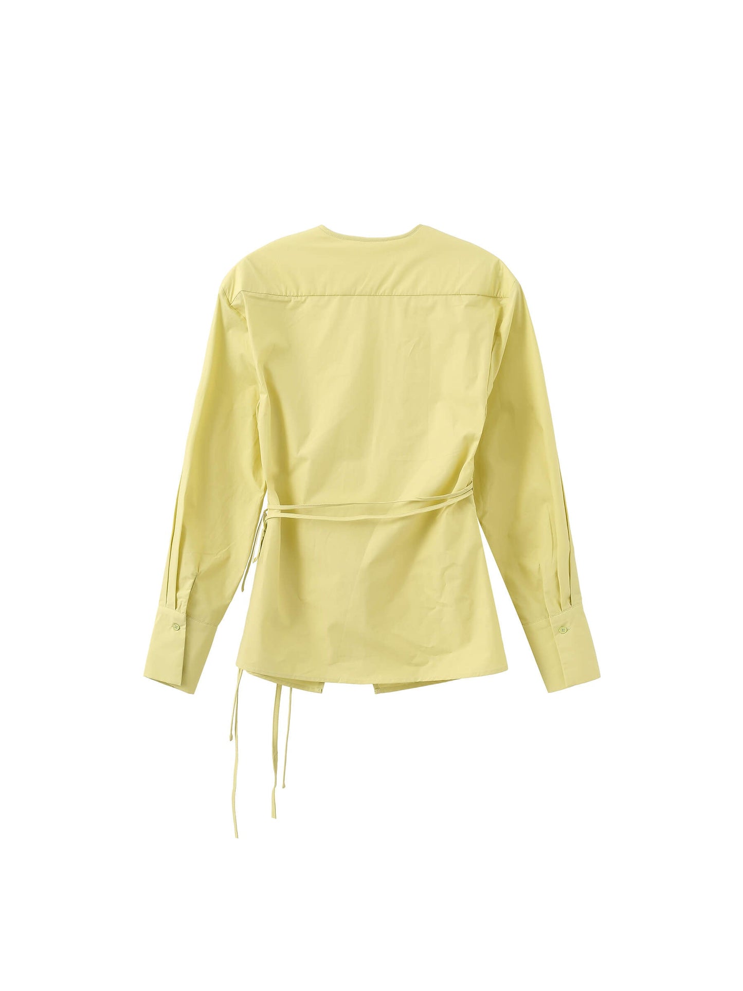 V-Neck Criss-Crossed Layered Blouse