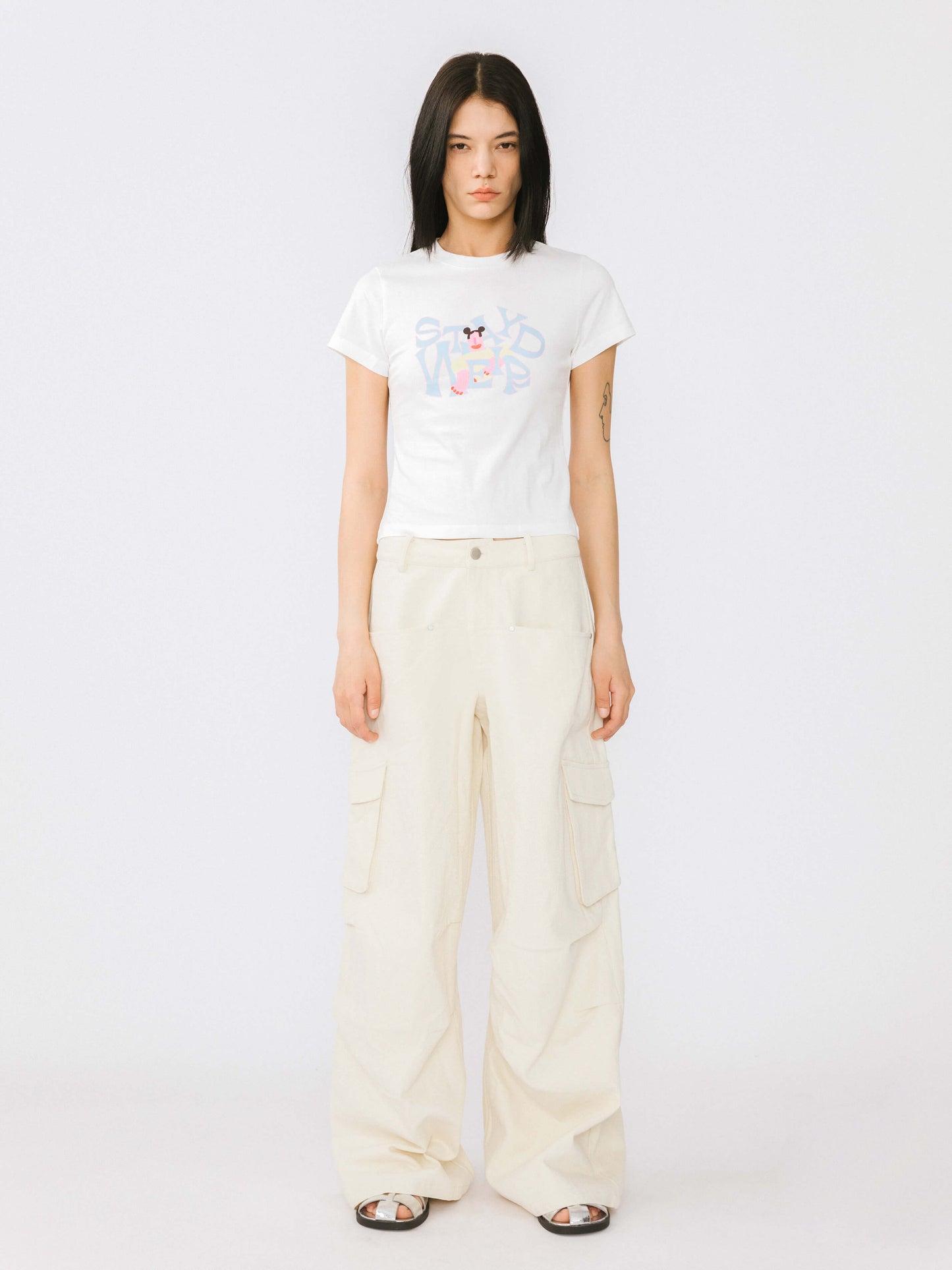 "Stay Weird" Printed T-Shirt