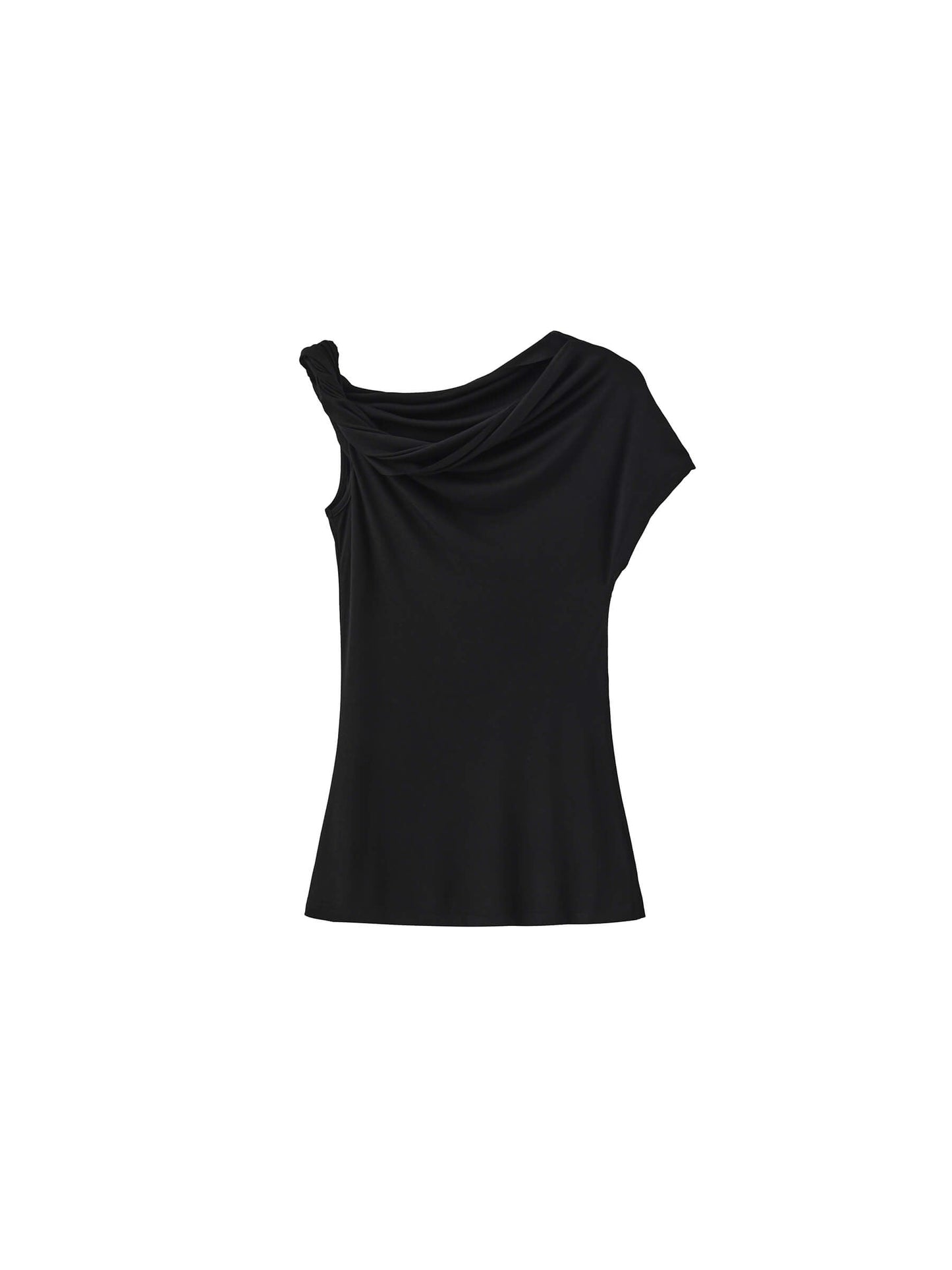 Slim-Fit One-Shoulder T-Shirt