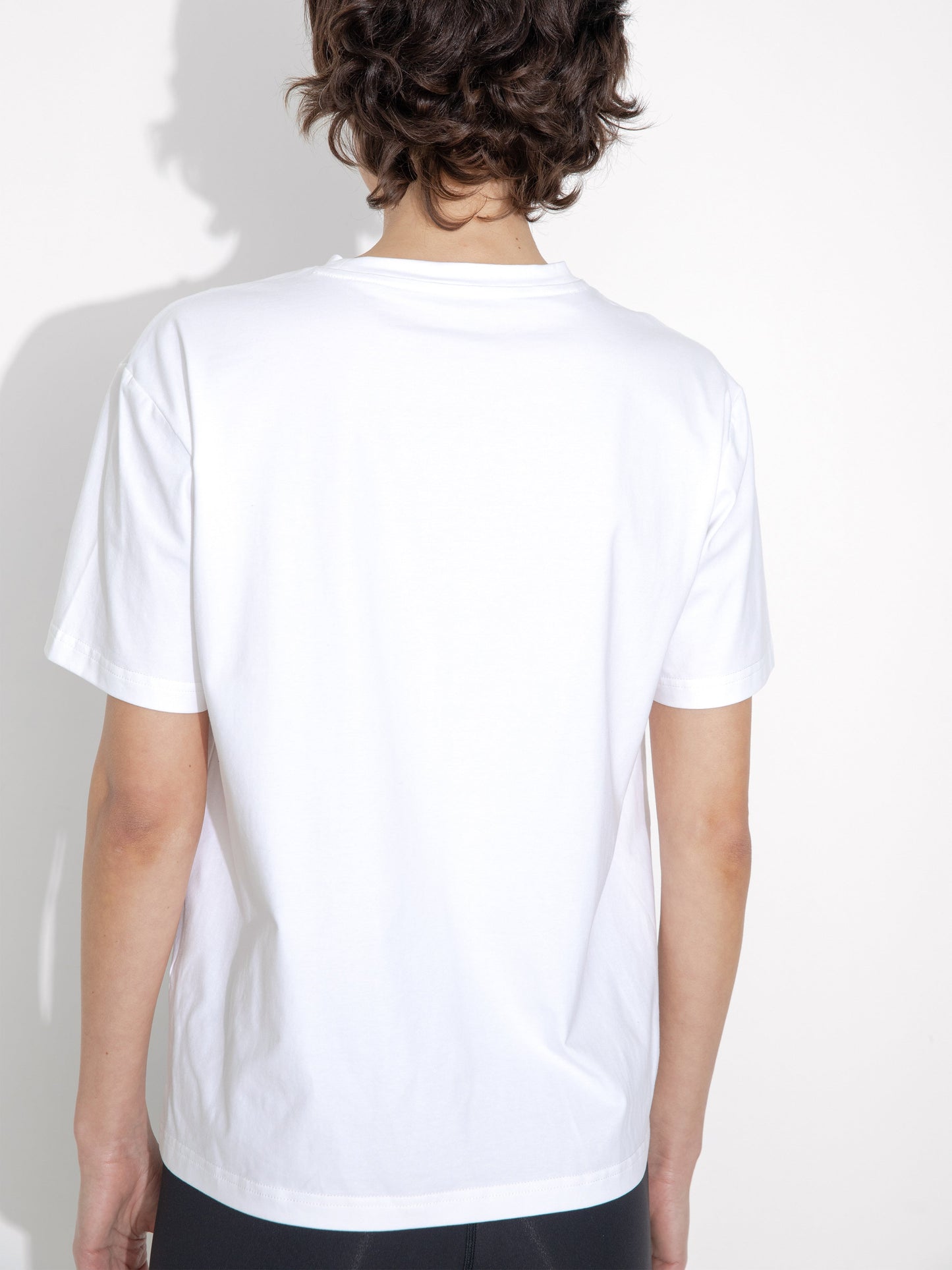 C by CUBIC Oversized Crew Neck Solid T-Shirt