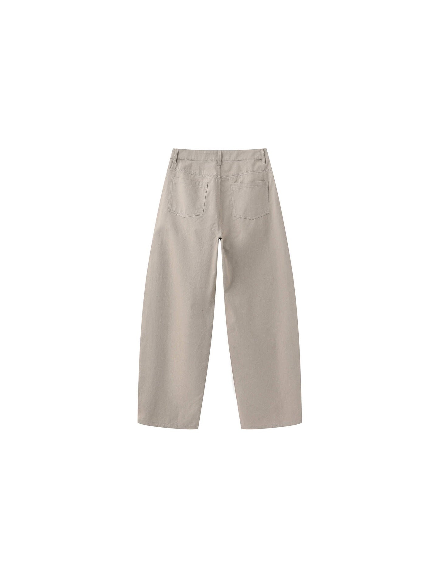 100% Cotton Draped Oversized Wide-Leg Casual Pants
