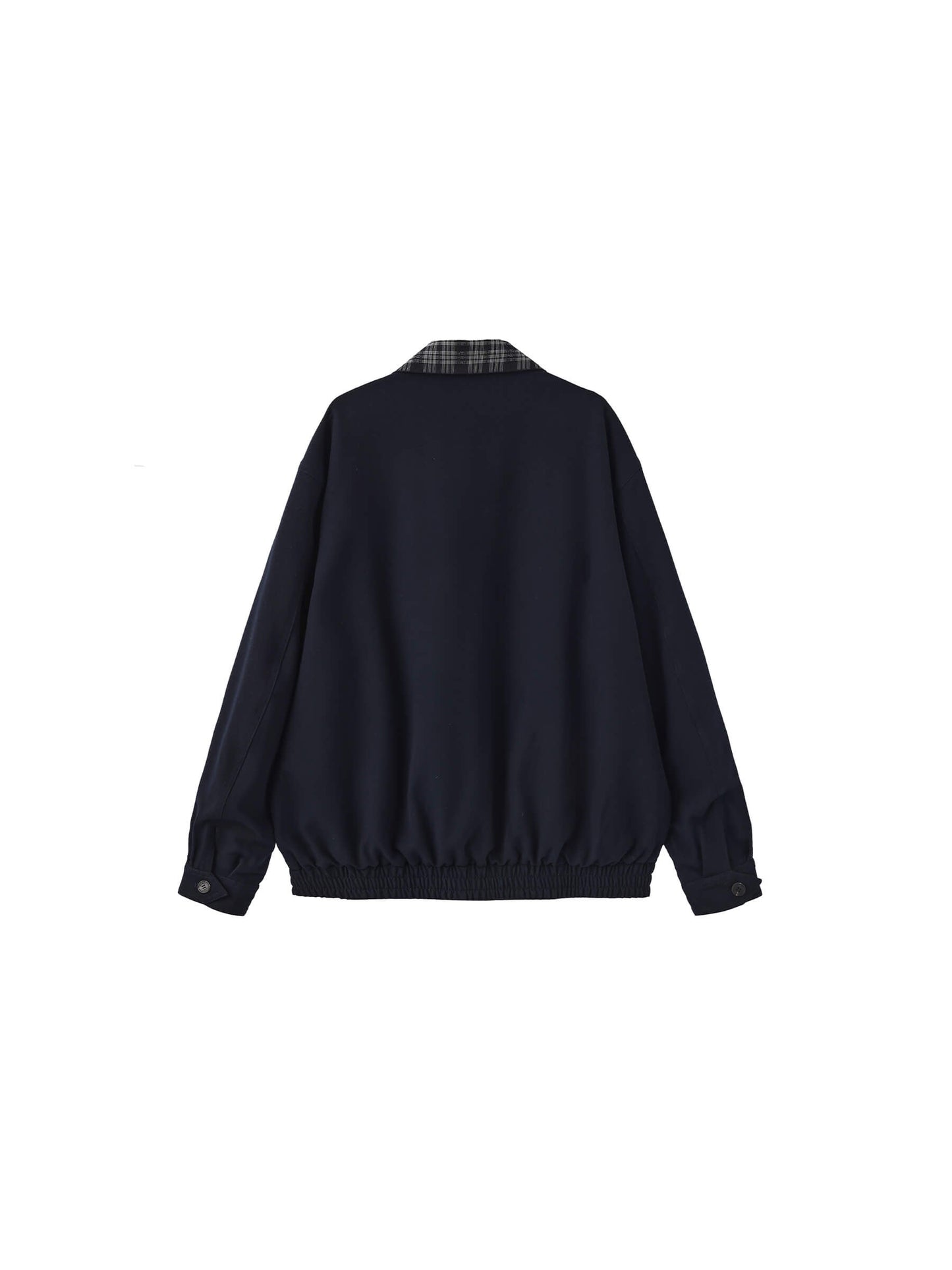 Reversible Jacket with Color-Block Collar