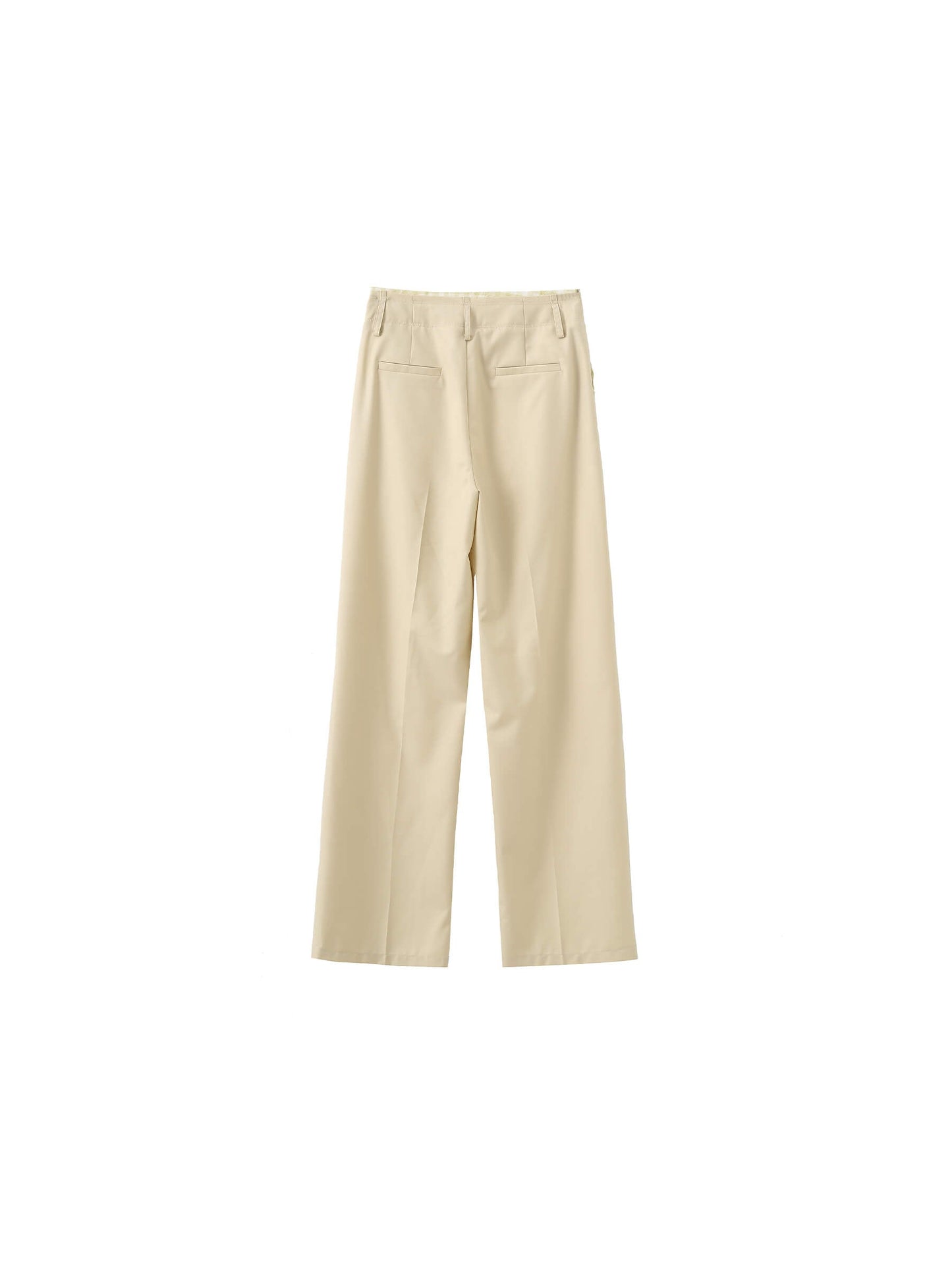 Checkered Peekaboo Tailored Trousers