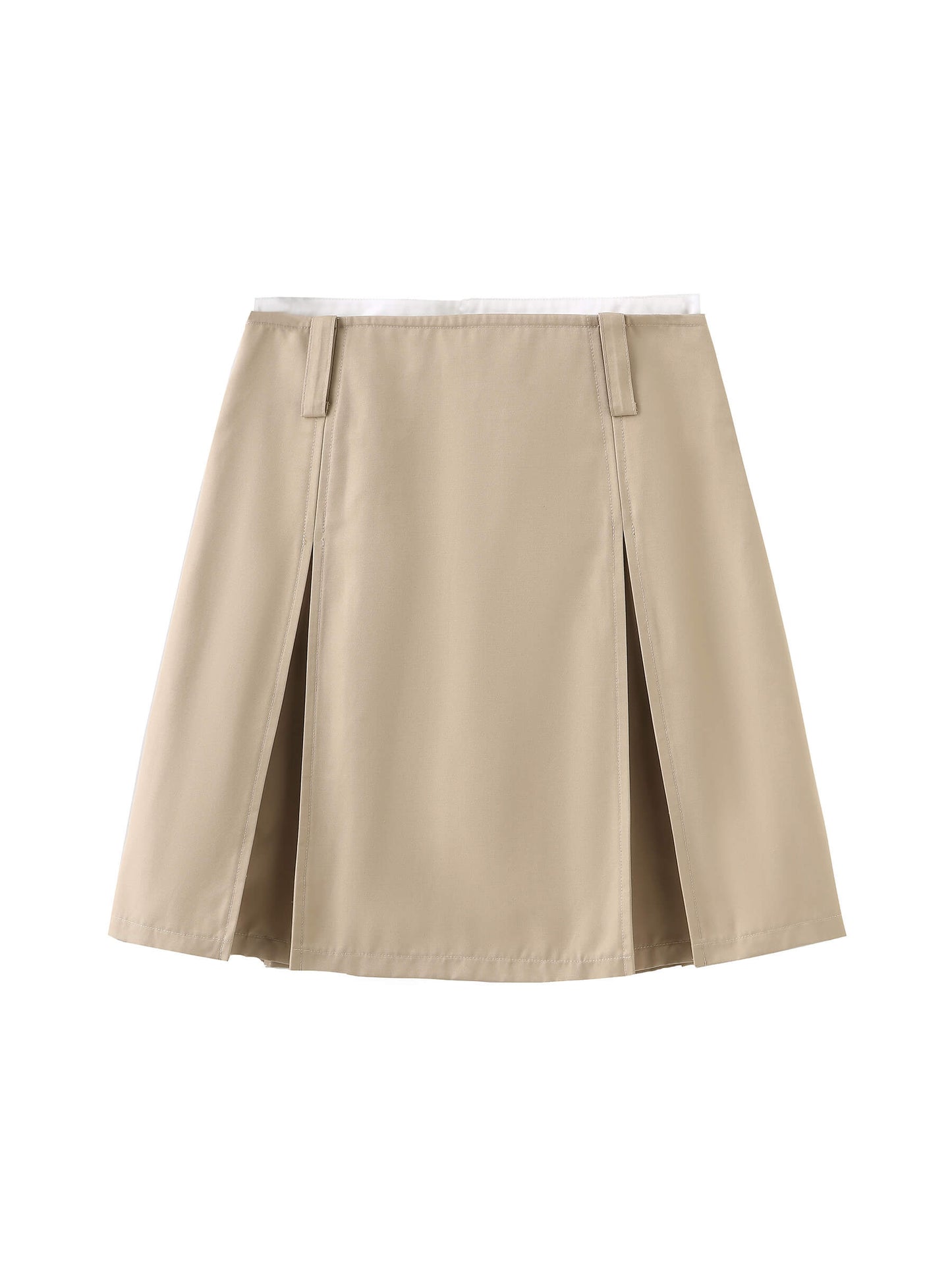 Pleated Short Skirt