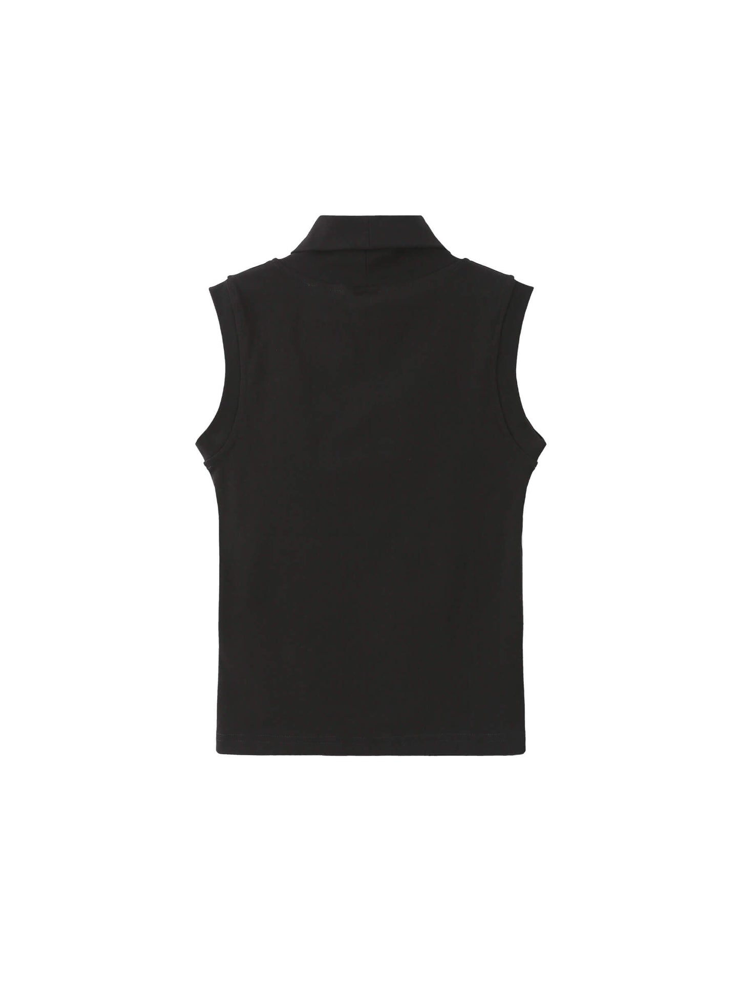 Turtleneck Fitted Vest