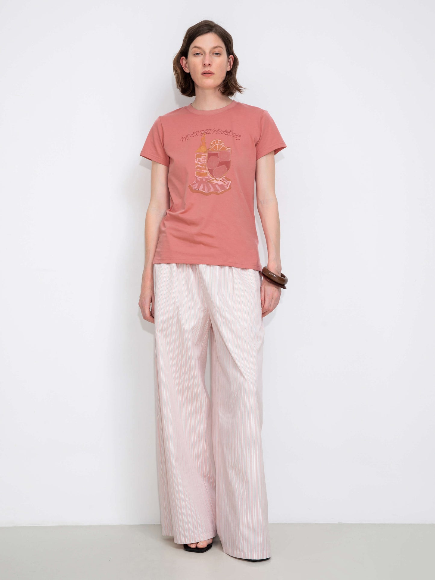 Printed Casual Short-Sleeve Top
