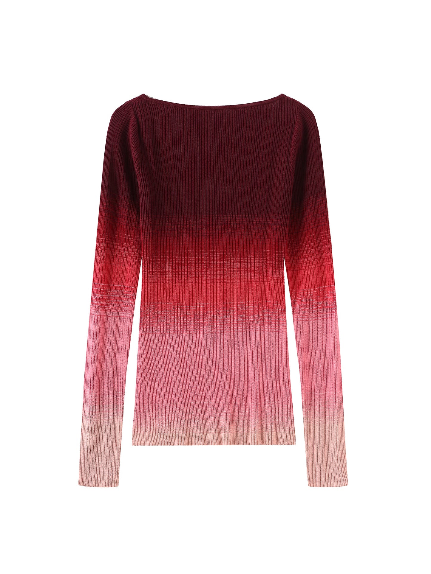 Gradient Coloured Thin Cardigan