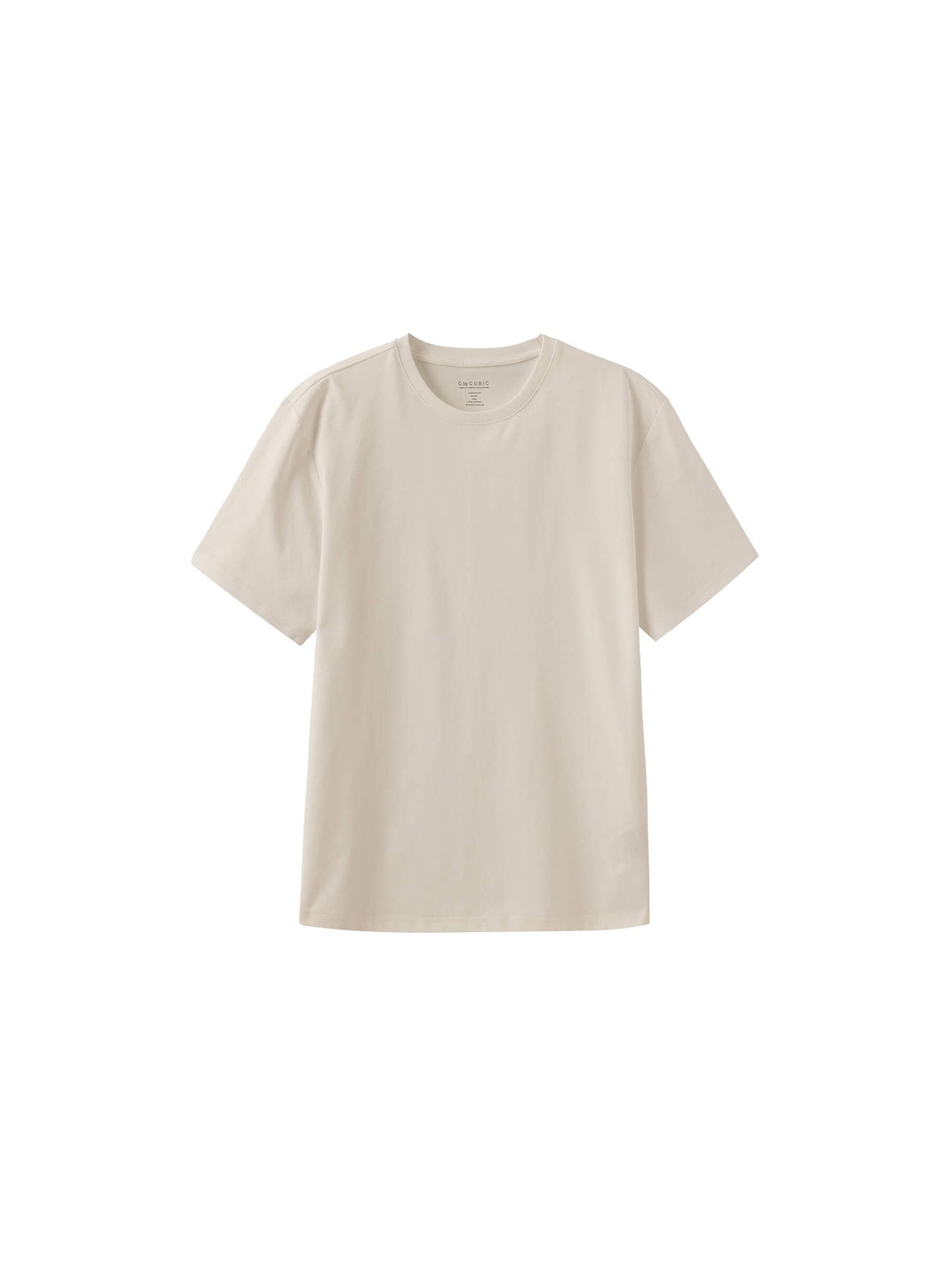 C by CUBIC Oversized Crew Neck Solid T-Shirt