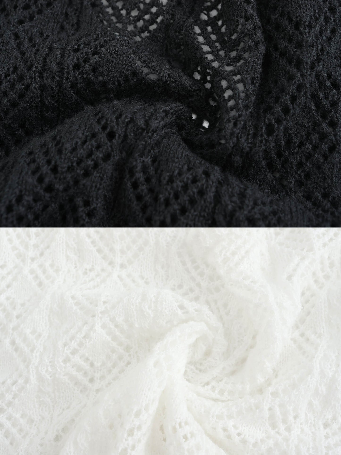 Thin Knit V-Neck Drawstring Top