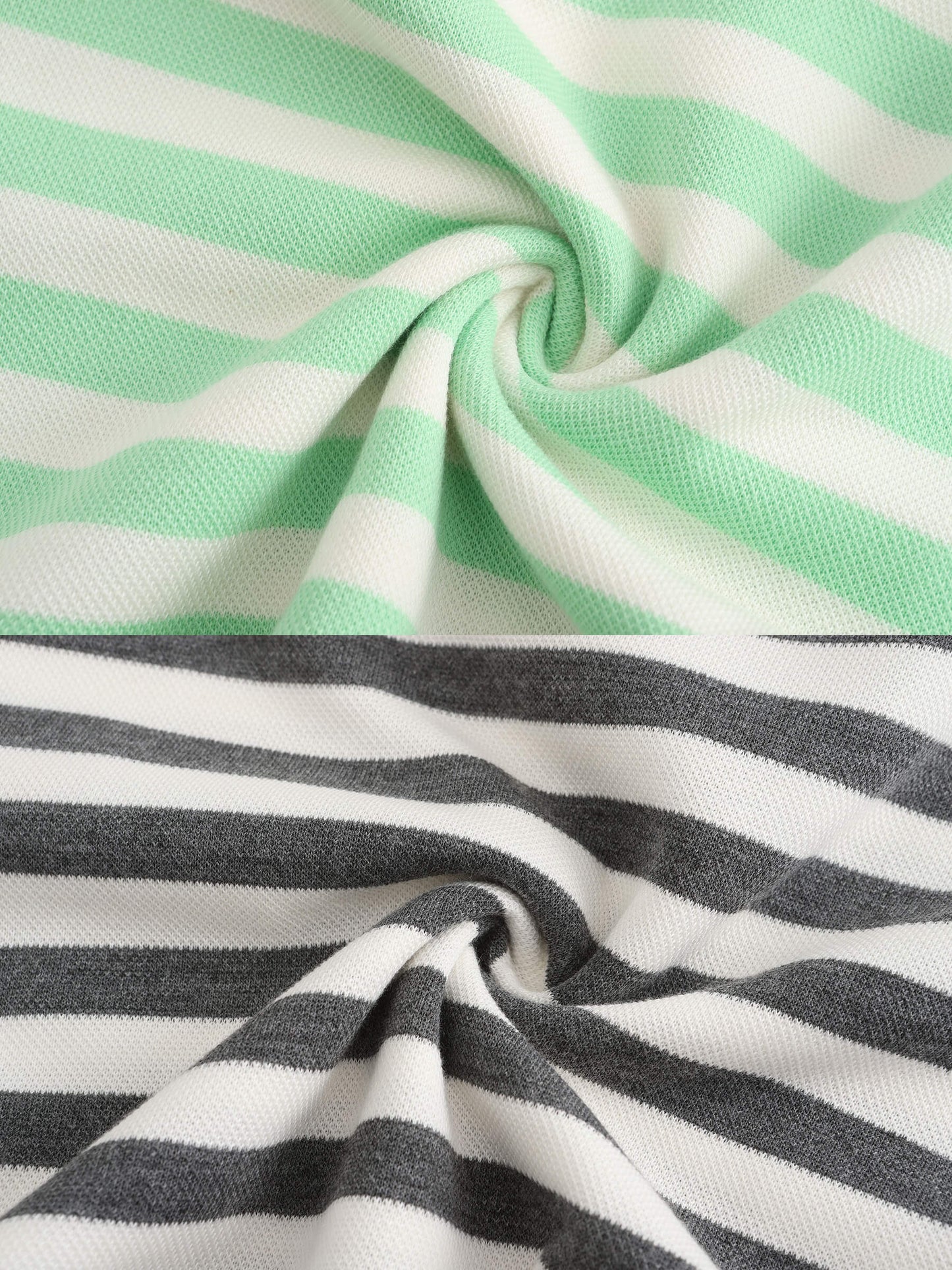 Oversized Striped Long Sleeve Top