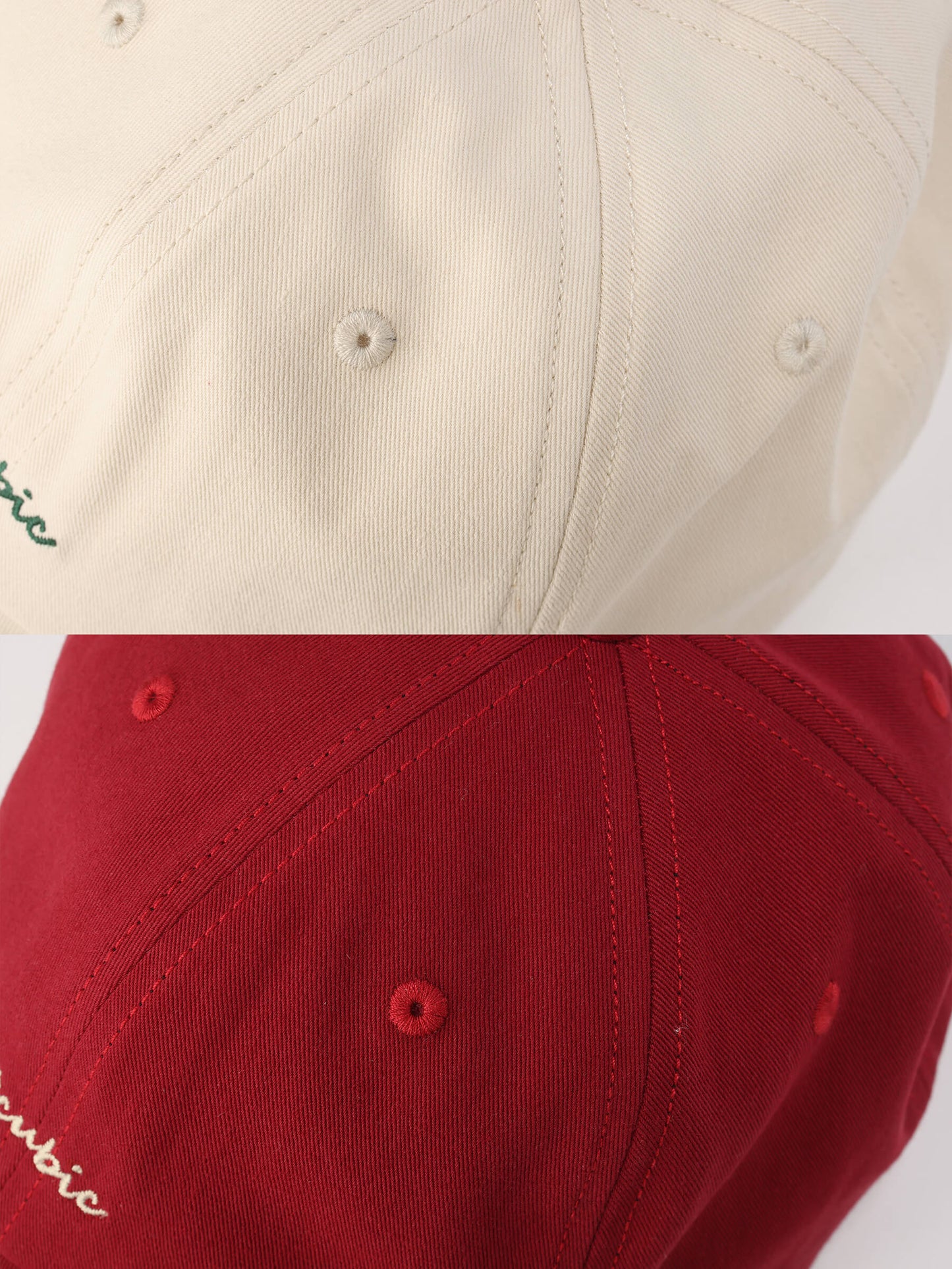 CUBIC Embroidered Solid Color Baseball Cap