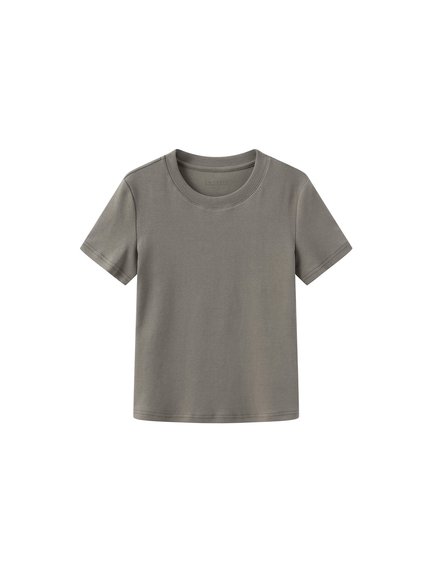 C BY CUBIC Crew Neck Short-Sleeve T-Shirt
