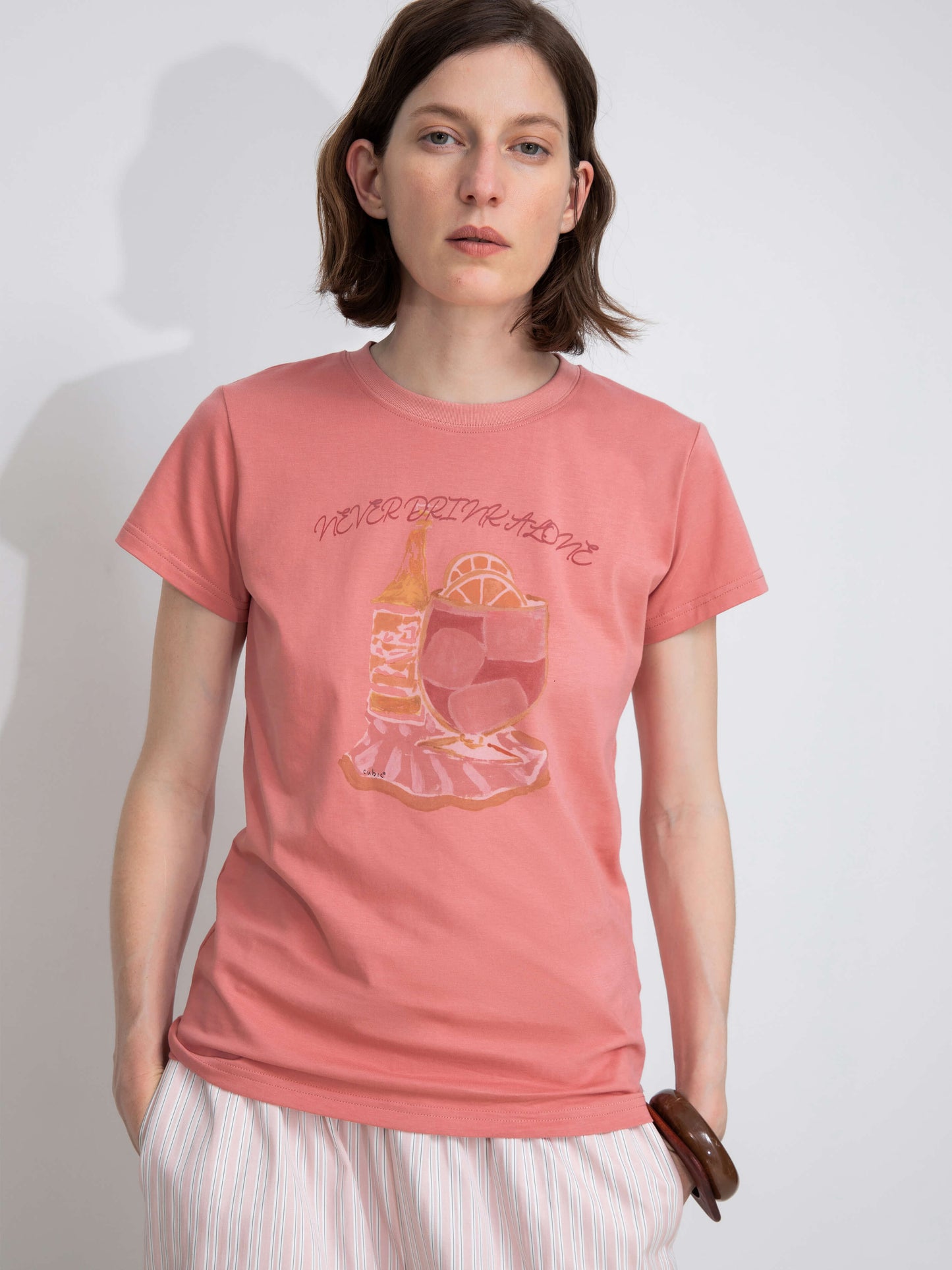 Printed Casual Short-Sleeve Top