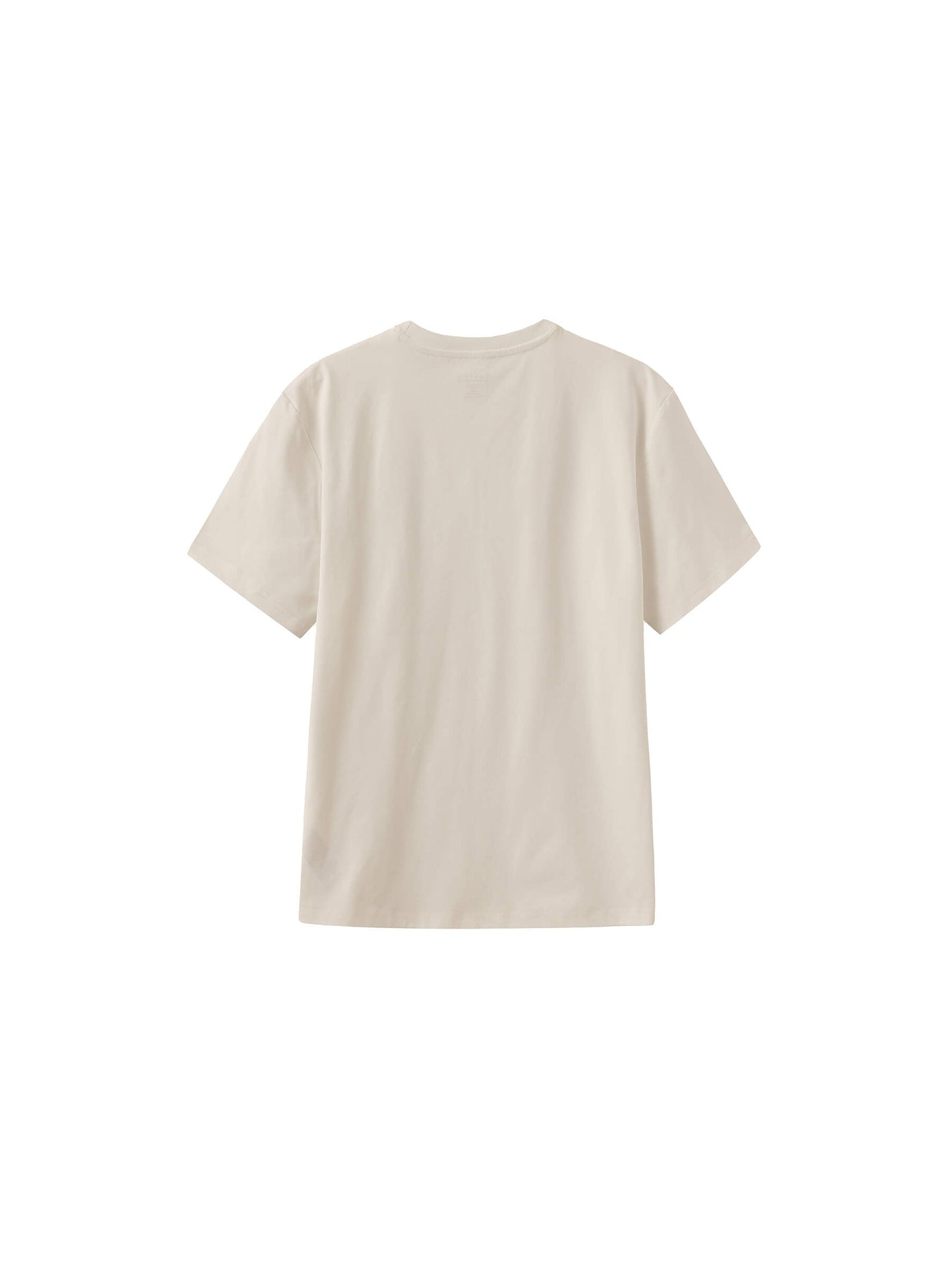 C by CUBIC Oversized Crew Neck Solid T-Shirt