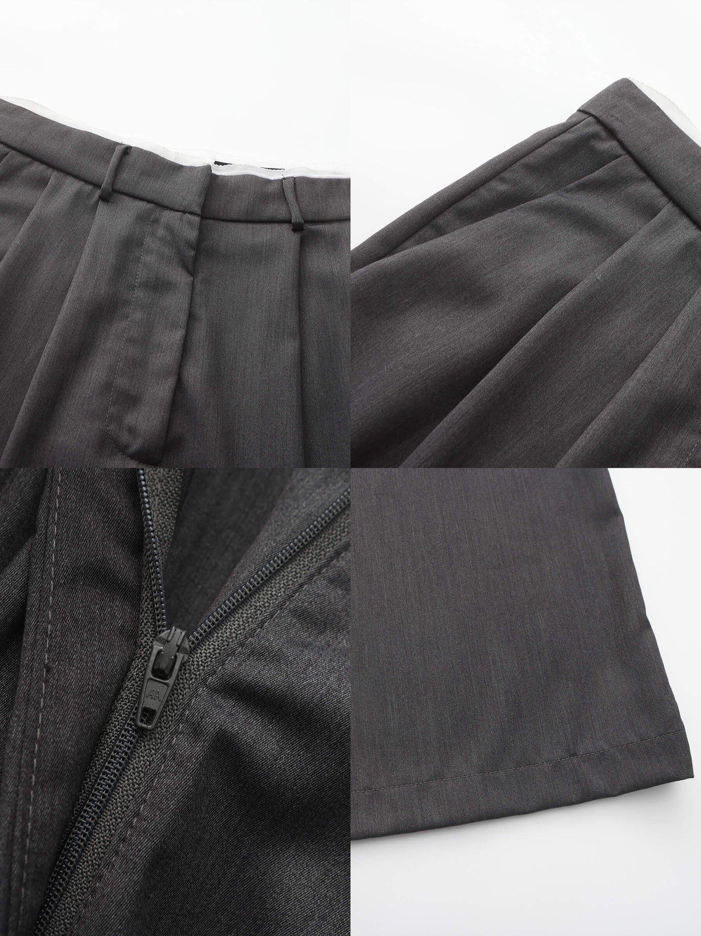 Slim Wide Leg Straight Casual Trousers