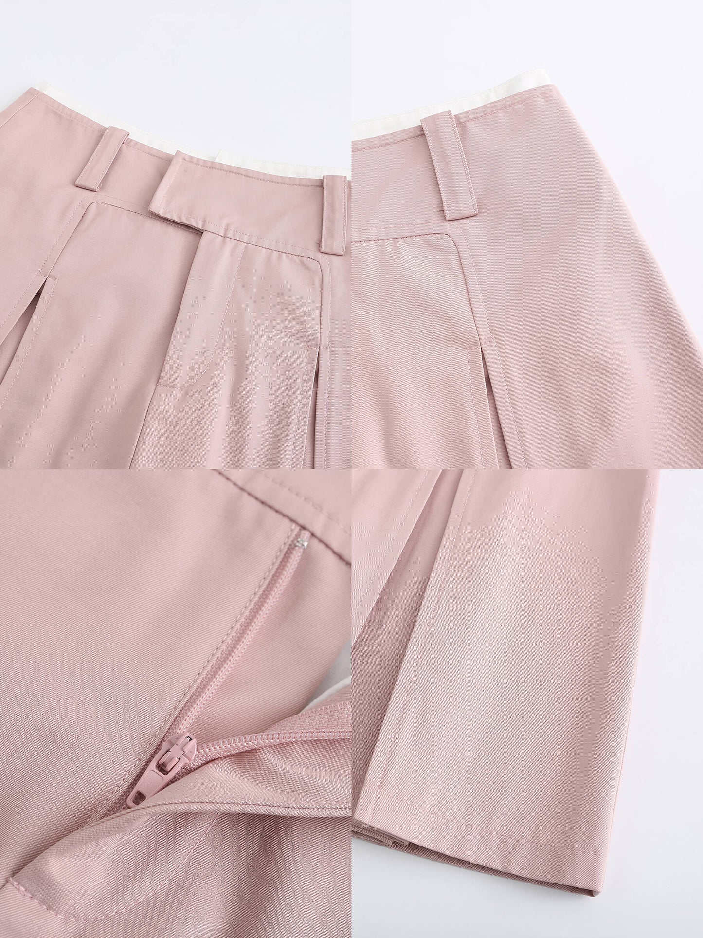 Pleated Short Skirt