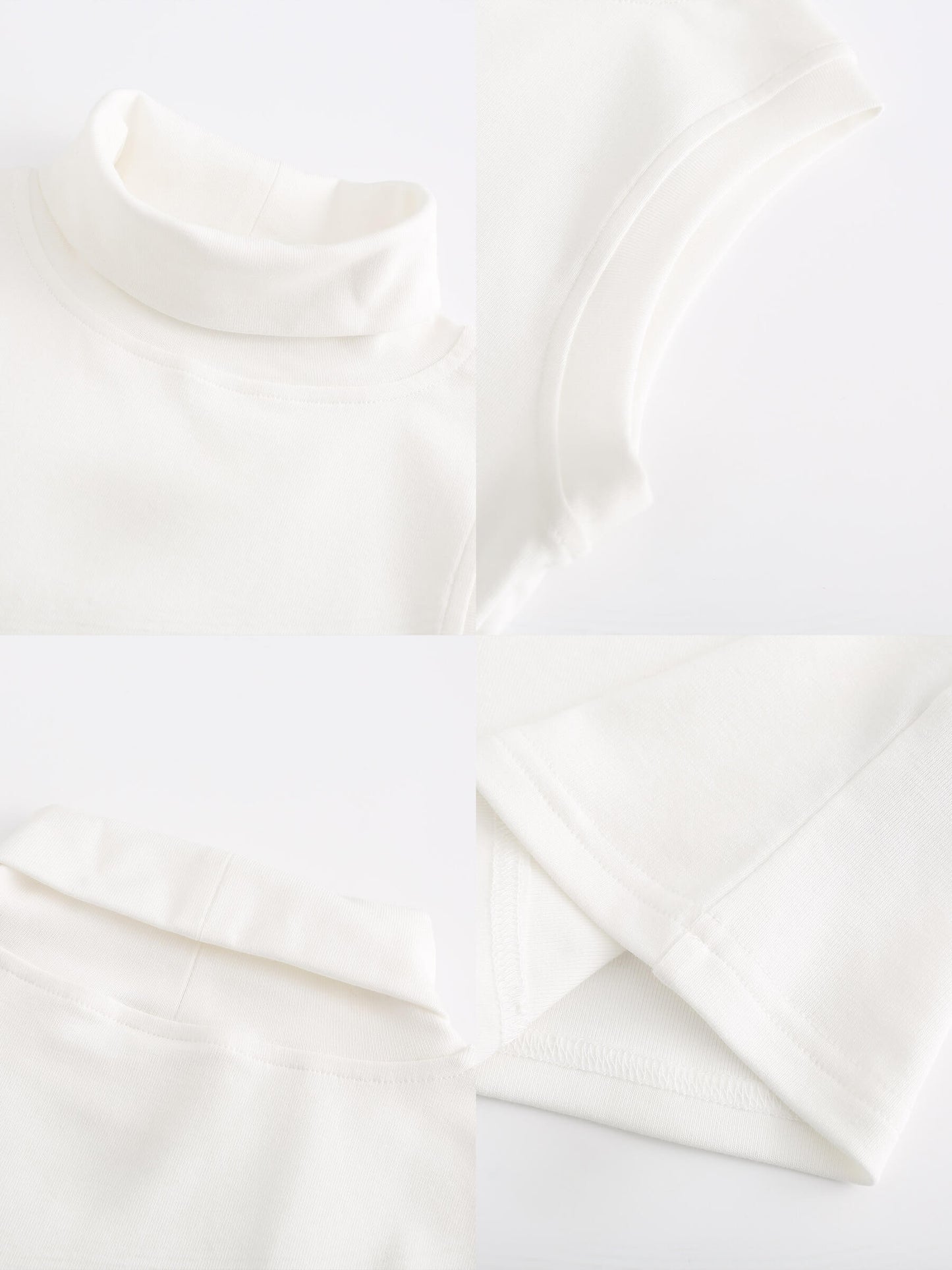 Turtleneck Fitted Vest