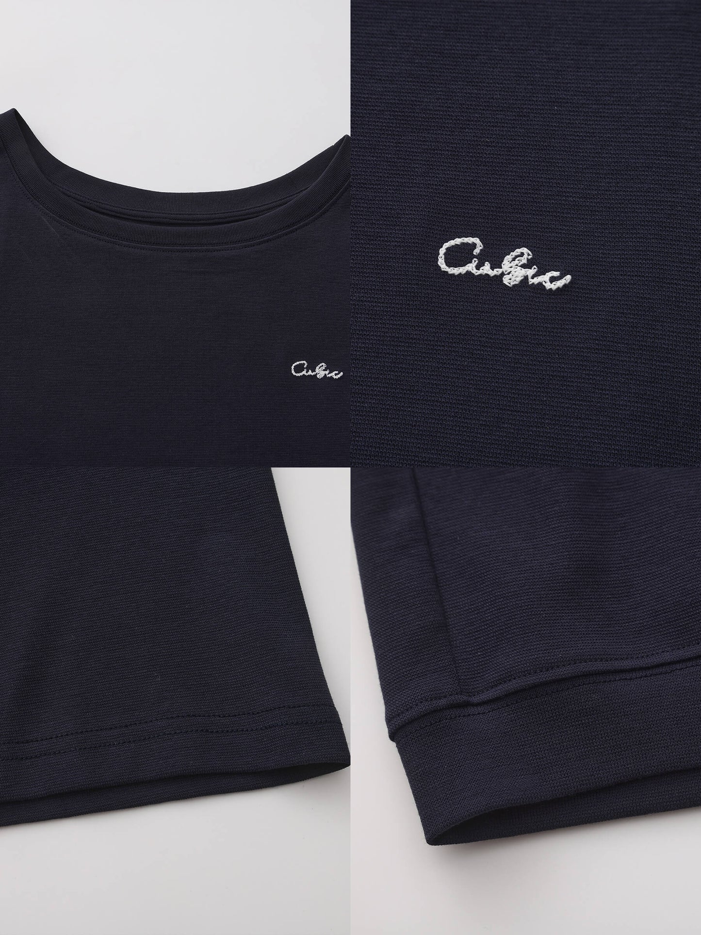 C by CUBIC Embroidered Off-Shoulder T-Shirt