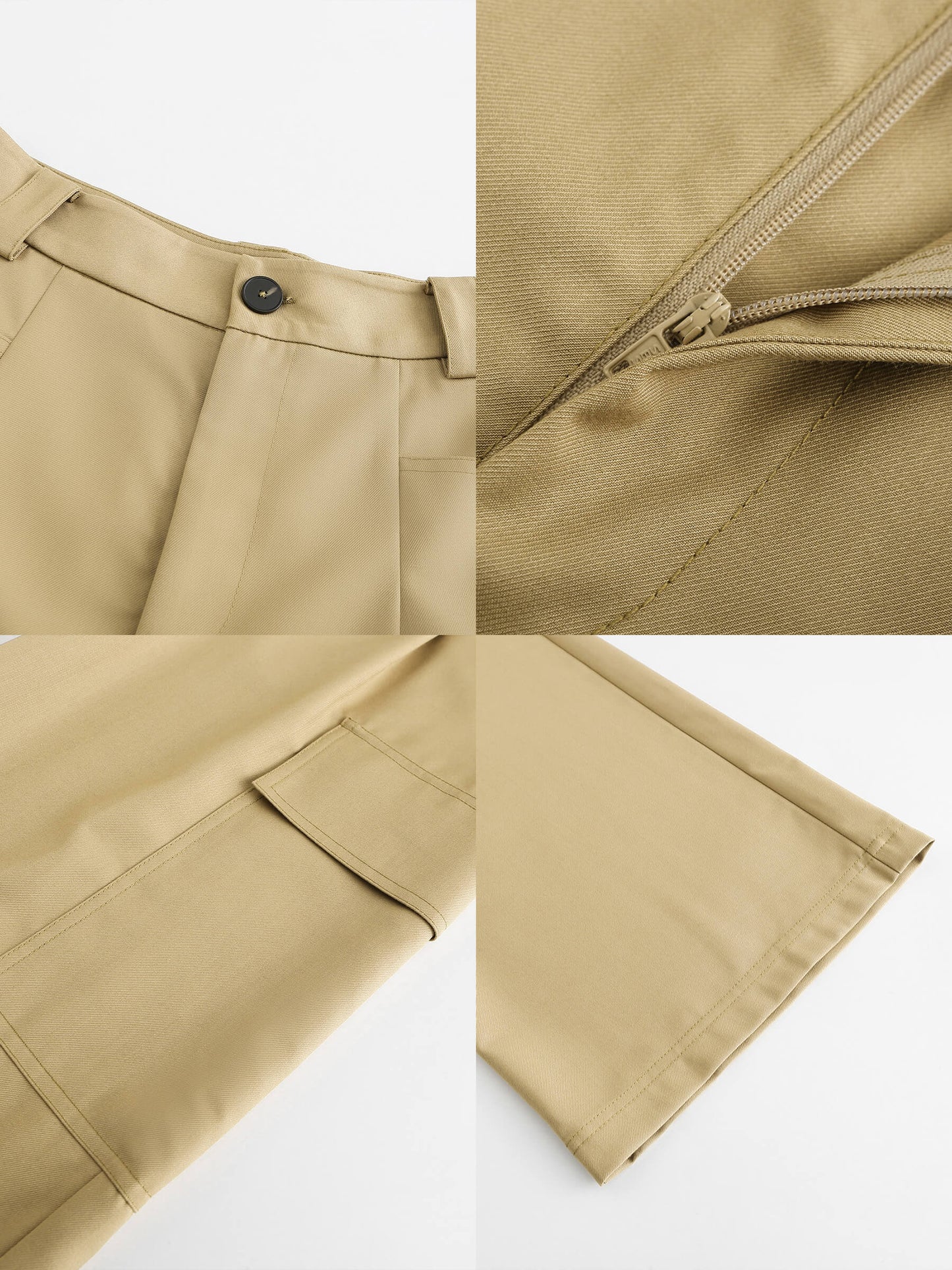 Straight Leg Cargo Trousers