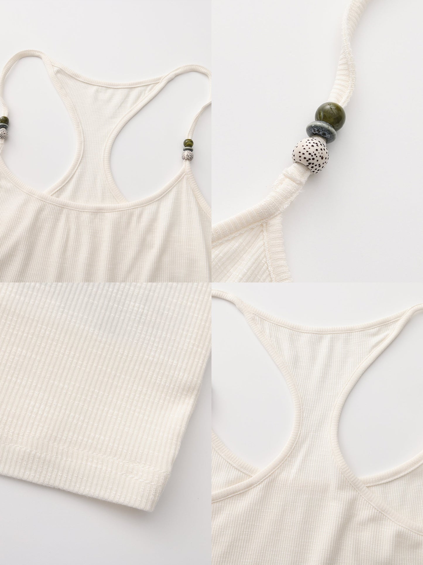 Beaded Slim Fit Cami Top