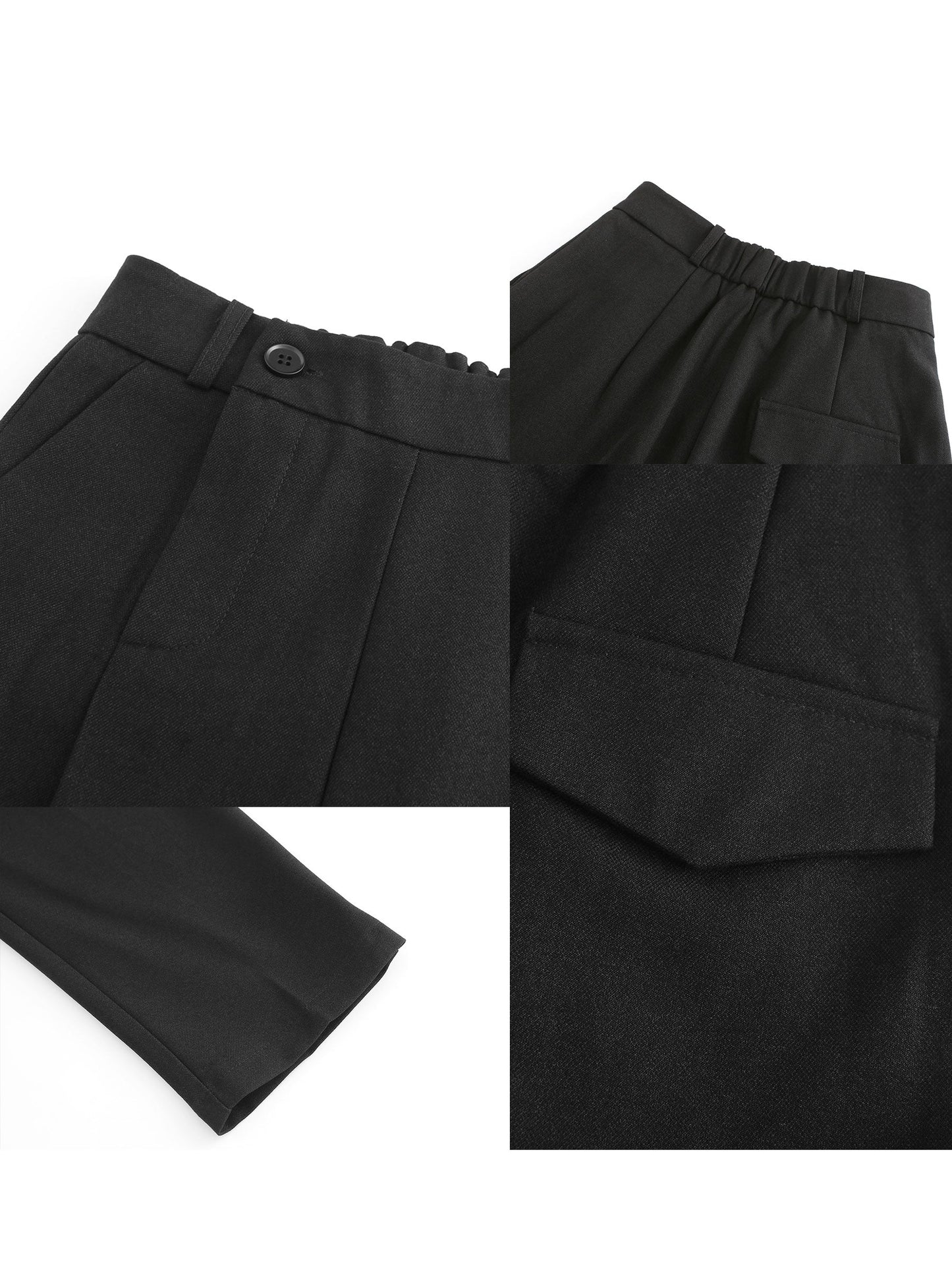 CUBIC Women's Cropped Cigarette Pants