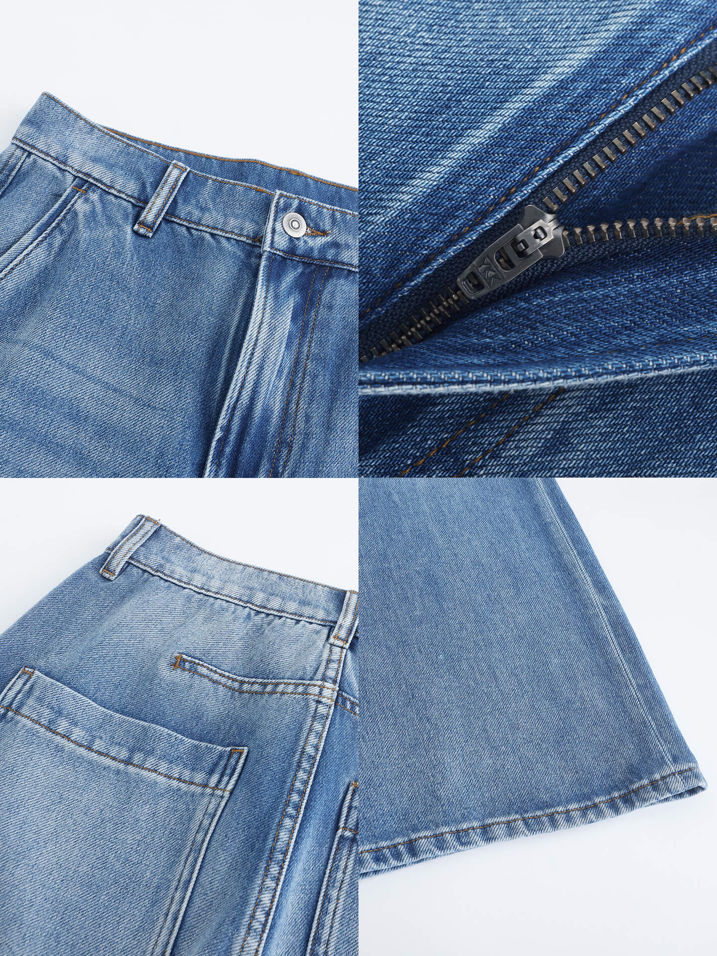 High Waisted Washed Out Boyfriend Jeans