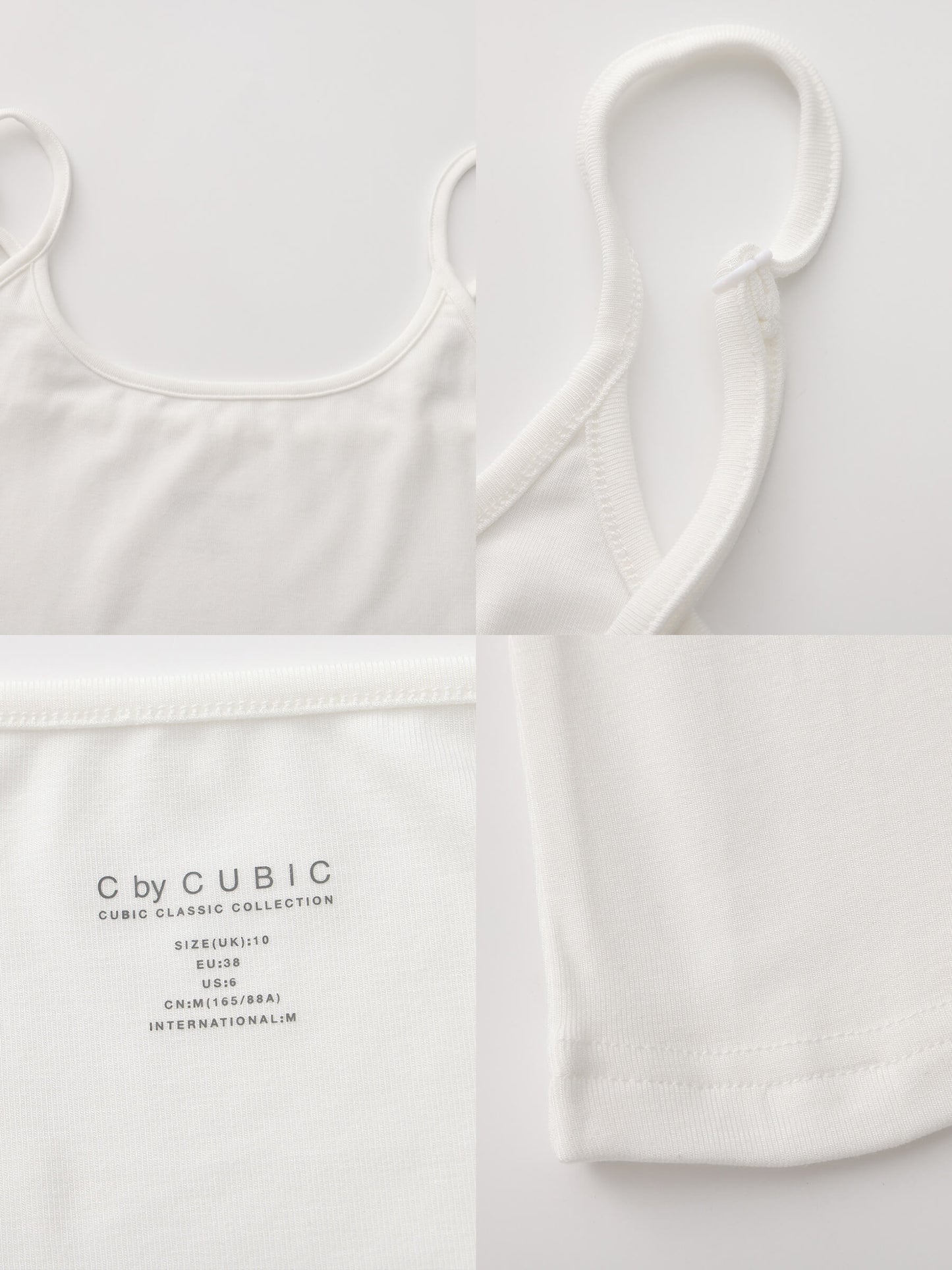 C BY CUBIC Adjustable Strap Vest Top