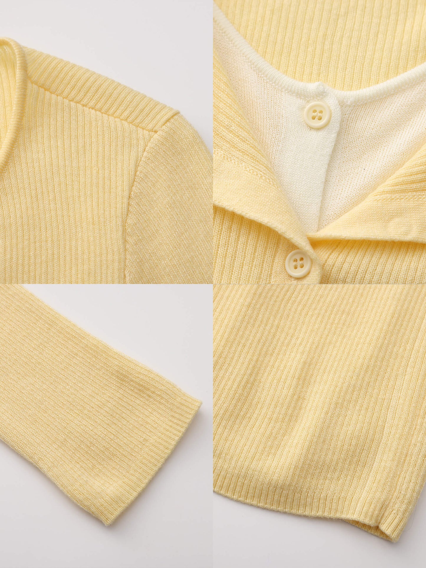 Slim-Fit Long Sleeve Layered Knit Cardigan