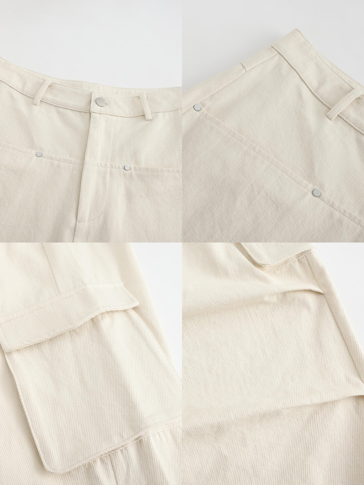 Pure Cotton Twill Cargo Trousers