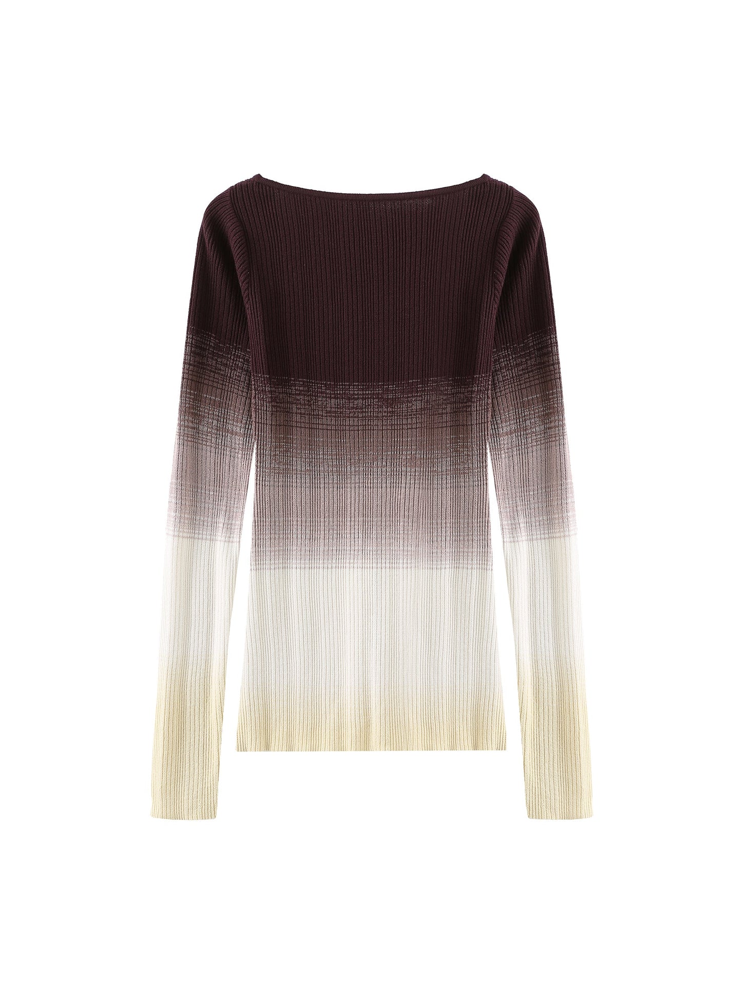 Gradient Coloured Thin Cardigan