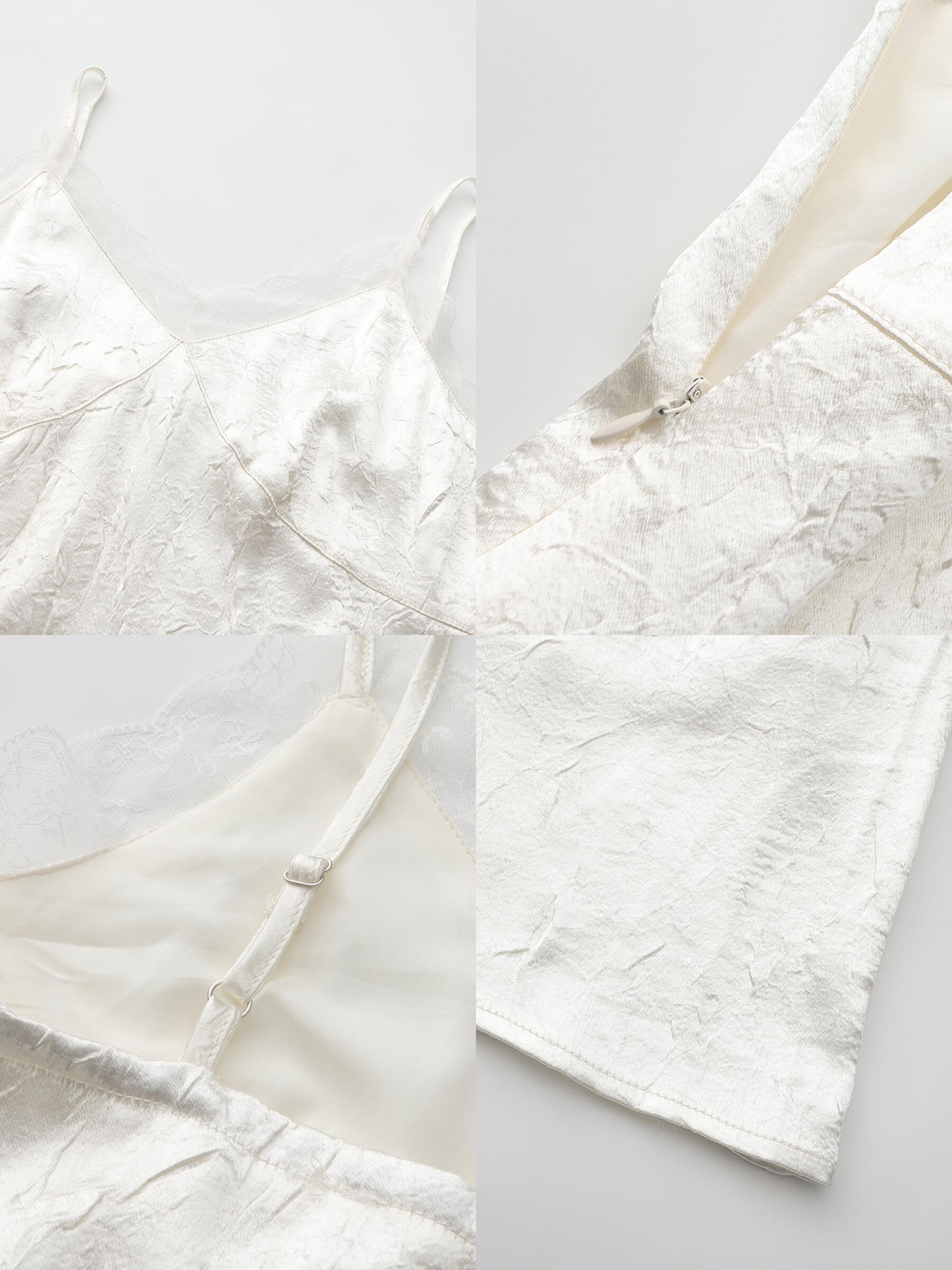 Lace Neck Sling Dress