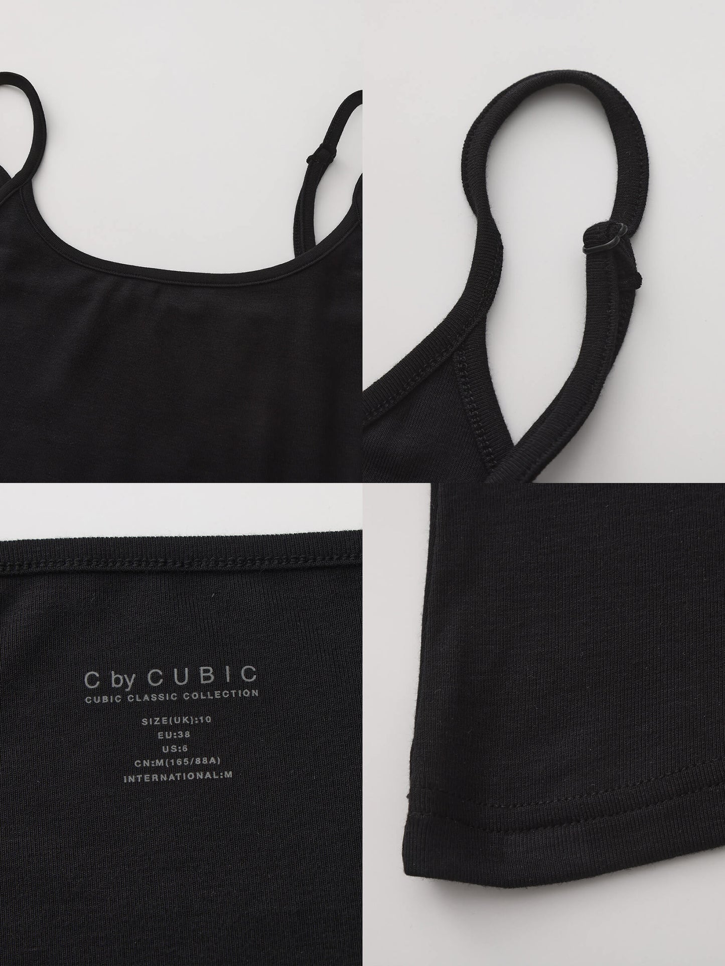 C BY CUBIC Adjustable Strap Vest Top