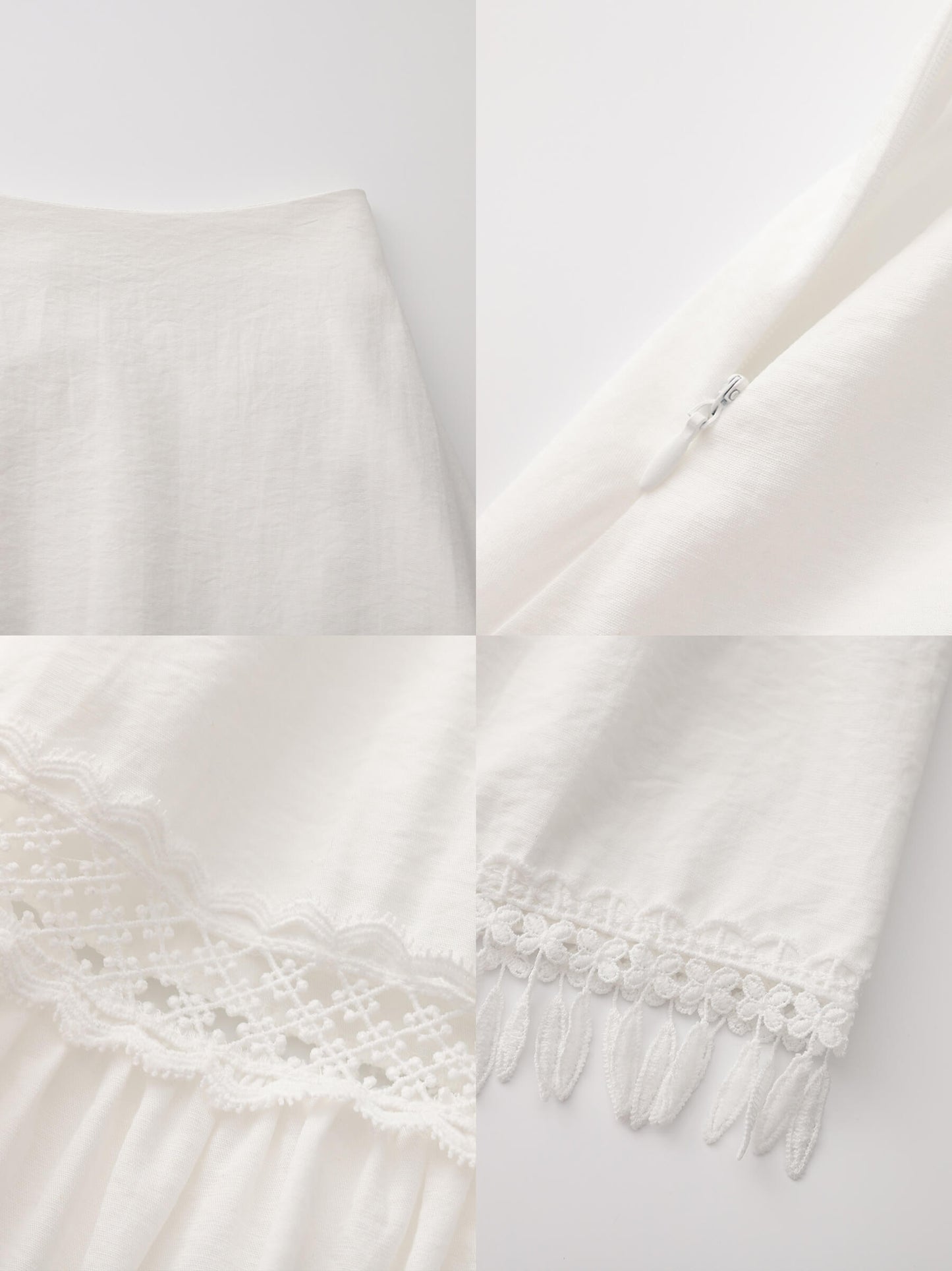 High-Waisted Hollow Out Tassel Trim Maxi Skirt