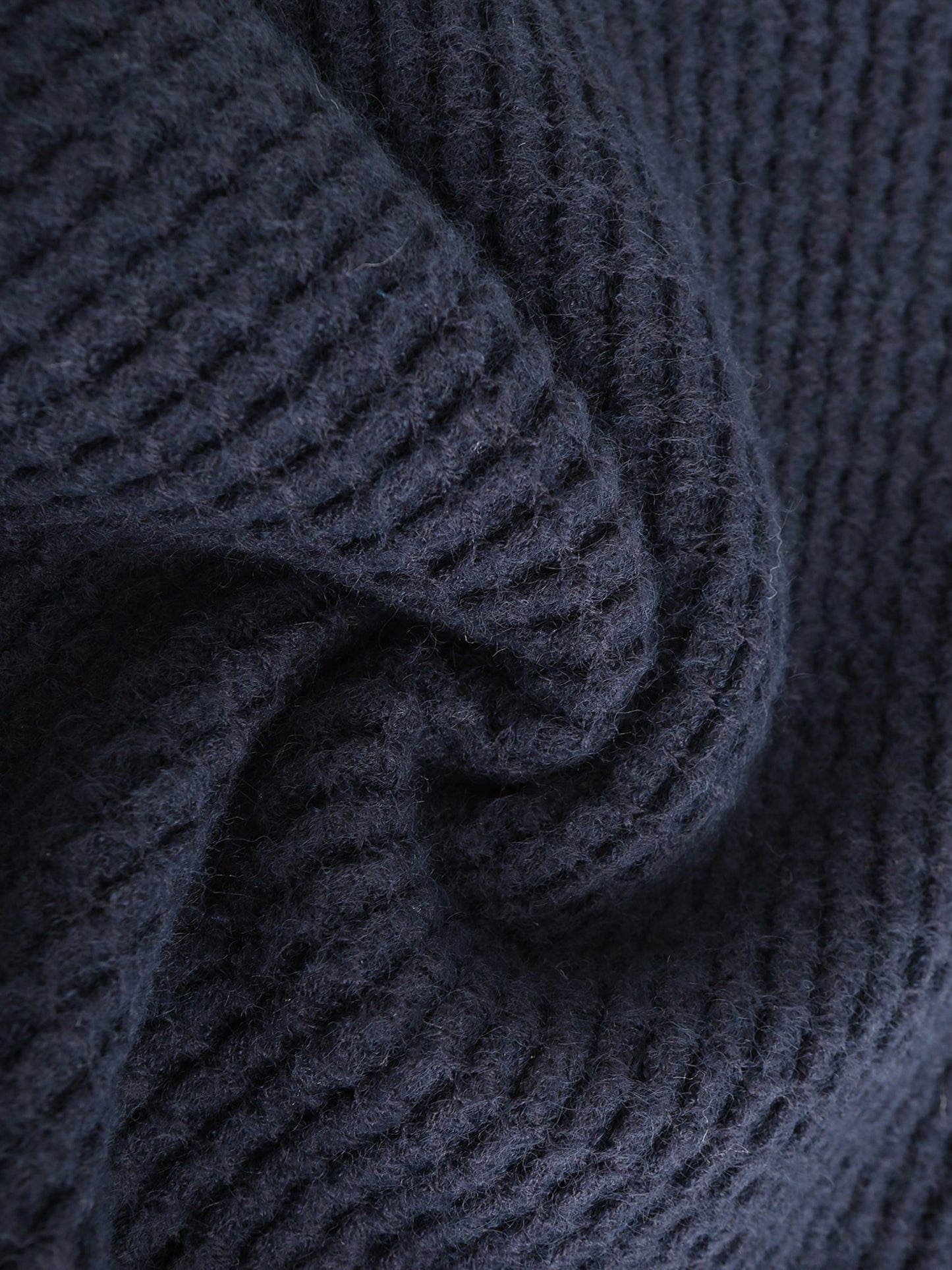 Round Neck Ribbed Knit Sweater