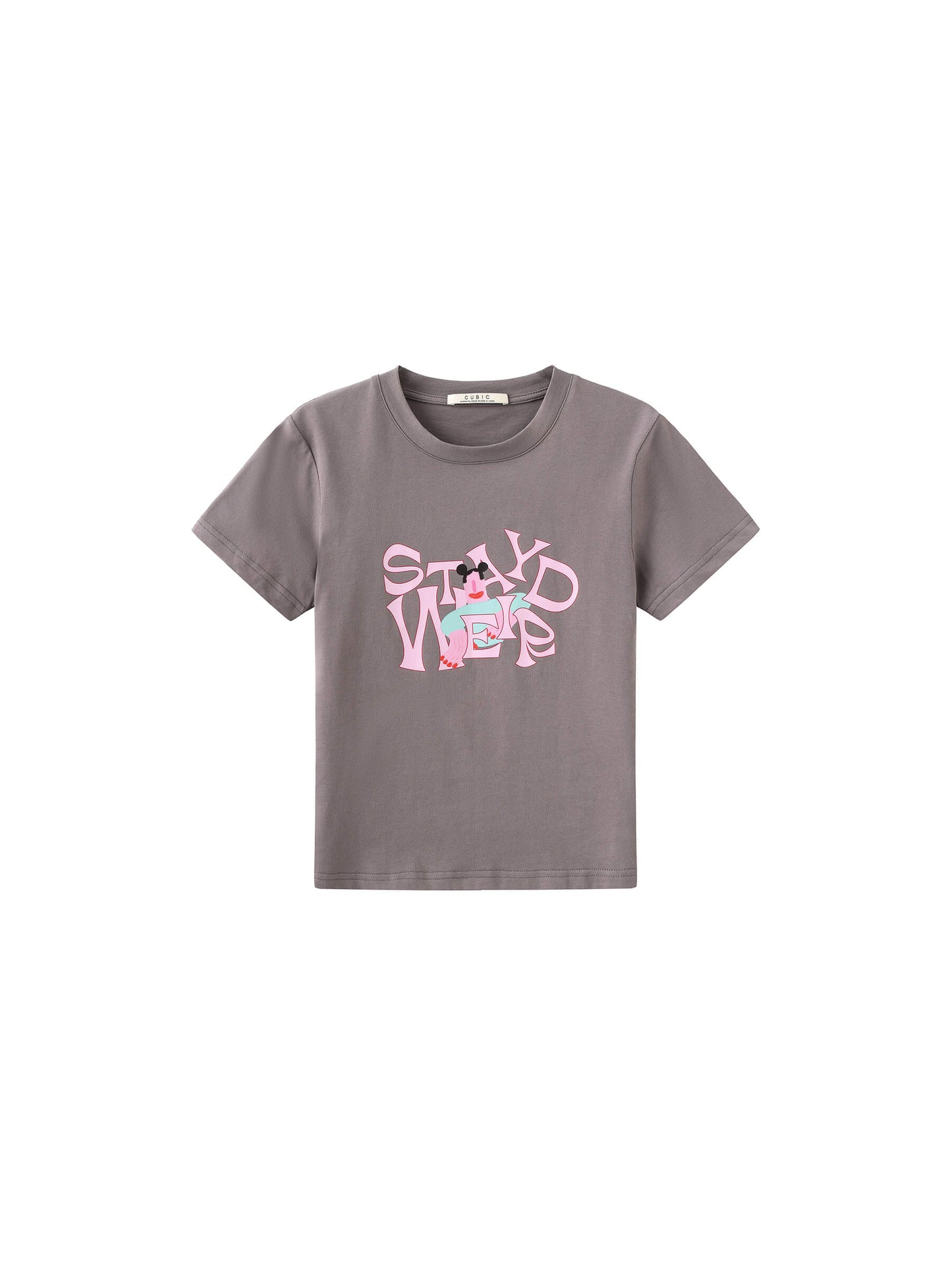 "Stay Weird" Printed T-Shirt